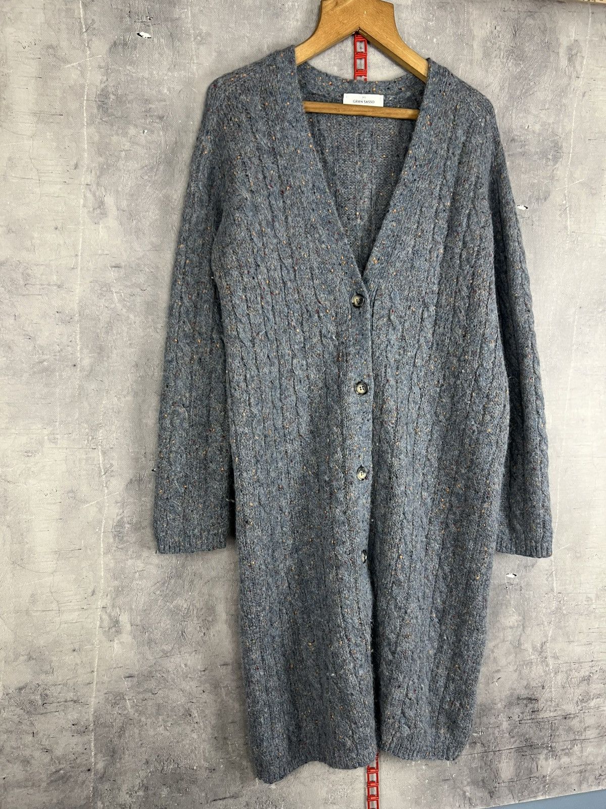 Gran Sasso Gran Sasso Alpaca Women Long Cardigan Size 46 Size L / US 10 / IT 46 - 6 Thumbnail