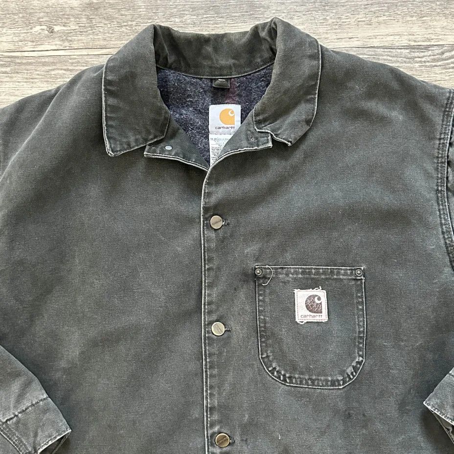 Carhartt Vintage Carhartt C58 MOS Moss Green Chore Coat Size XXL Size US XXL / EU 58 / 5 - 2 Thumbnail