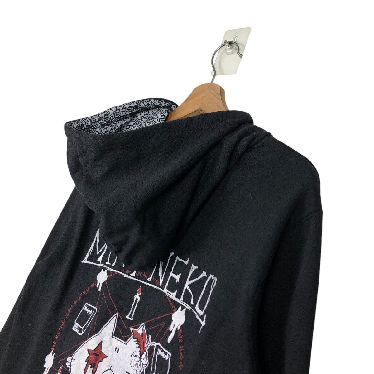 Cartoon Network × Japanese Brand 📌Hoodie Zipper Jacket Cartoon Mint Neko Big Logo Spell Out Size US M / EU 48-50 / 2 - 11 Thumbnail