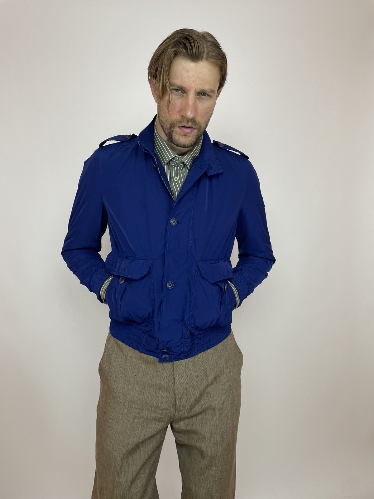 Joop! JOOP NYLON BOMBER JACKET Mens size 48 Size US M / EU 48-50 / 2 - 1 Thumbnail