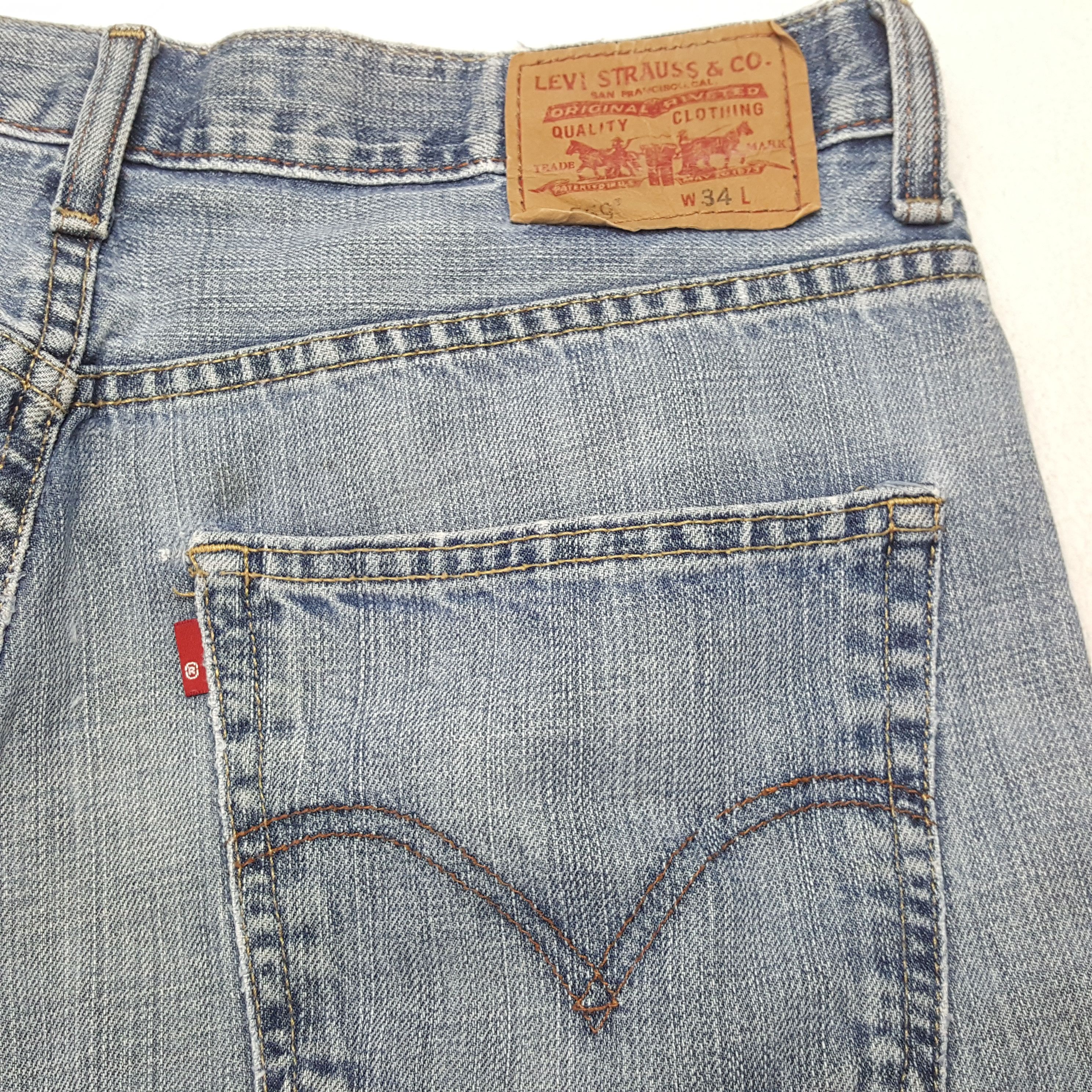 Levi's × Vintage Vintage LEVI'S American Style Distressed Shorts Jeans Size US 34 / EU 50 - 11 Thumbnail