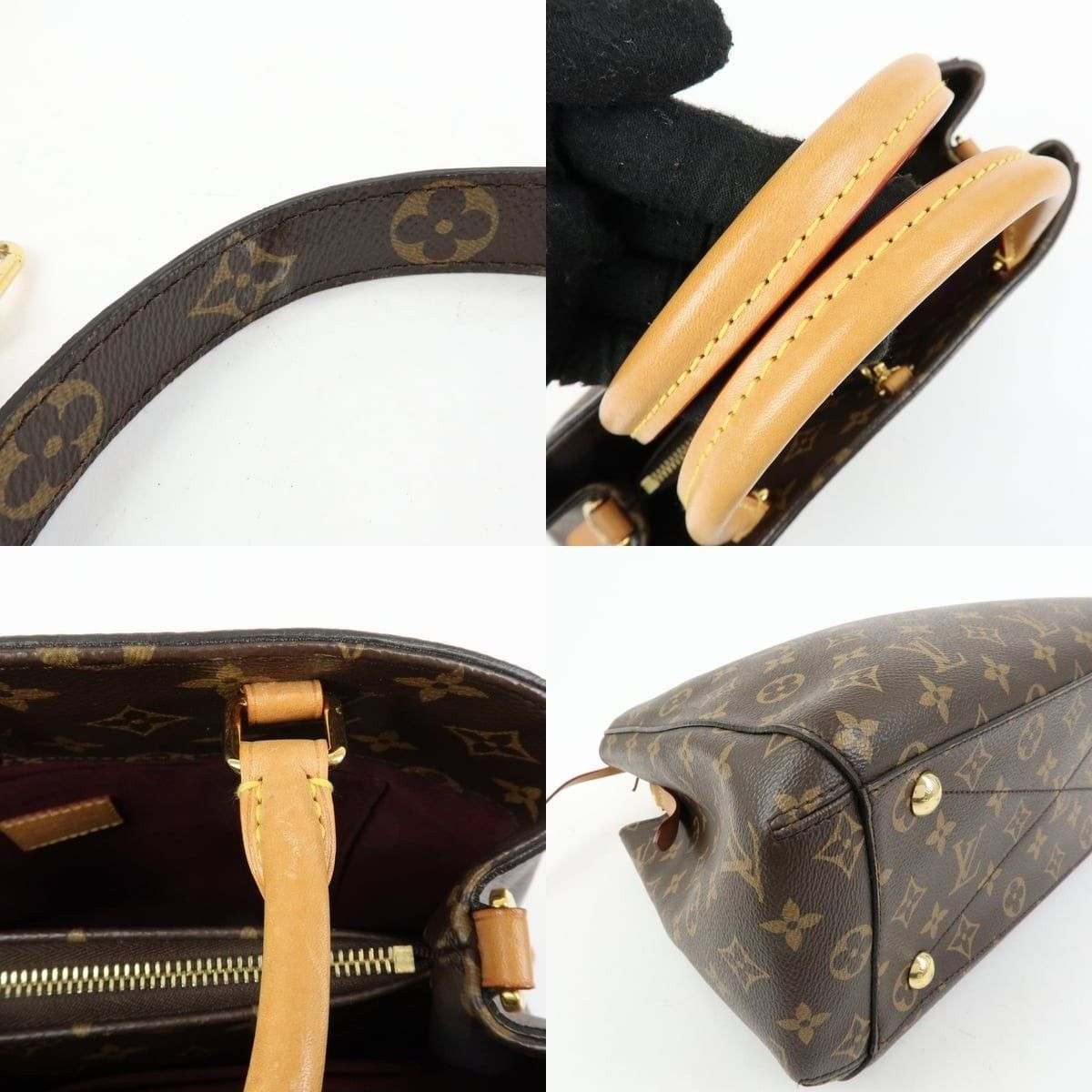 Louis Vuitton Louis Vuitton Monogram Montaigne MM Satchel Size ONE SIZE - 4 Thumbnail
