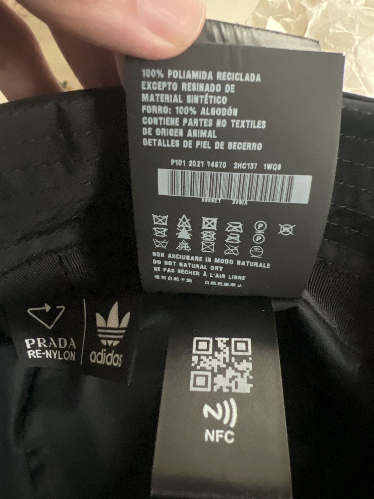 Adidas × Prada Prada x Adidas Buckethat Size ONE SIZE - 7 Thumbnail
