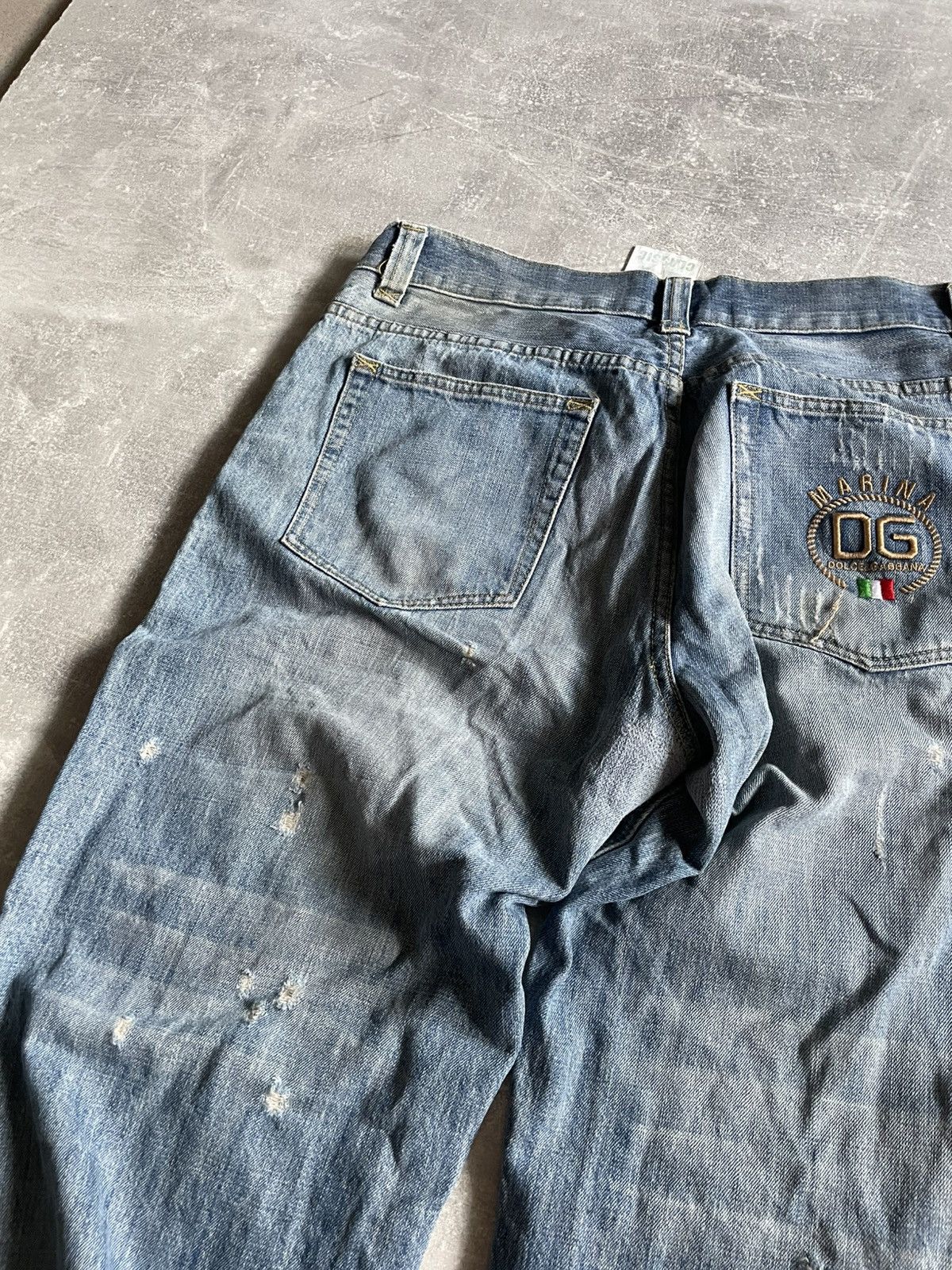 Dolce & Gabbana Dolce Gabbana jeans rockstar destroy pants Studded Eyelets Size US 36 / EU 52 - 4 Thumbnail