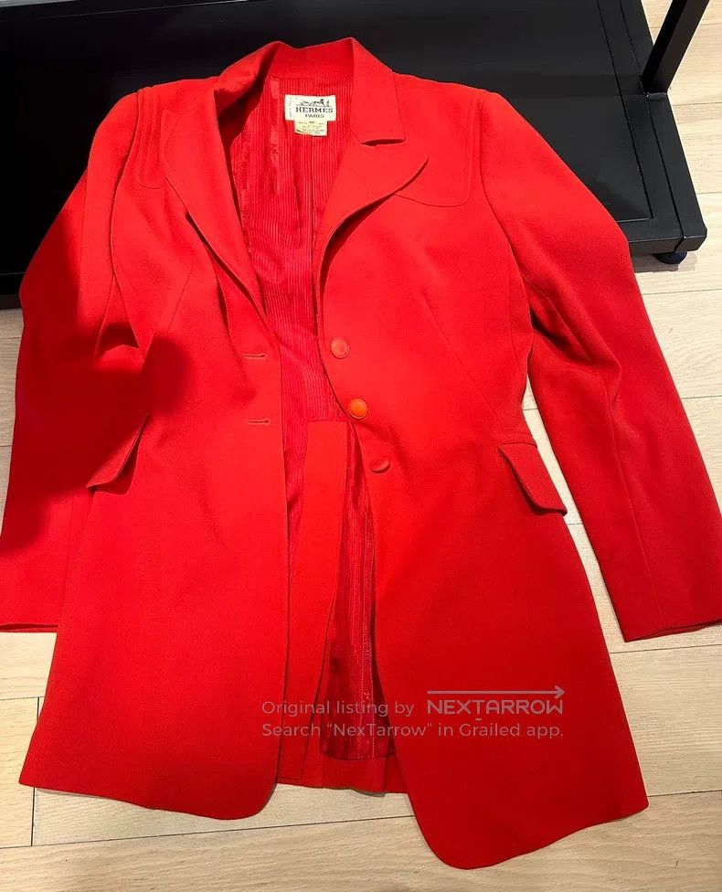 Hermes Hermes 100% Wool Coat Size S / US 4 / IT 40 - 5 Thumbnail