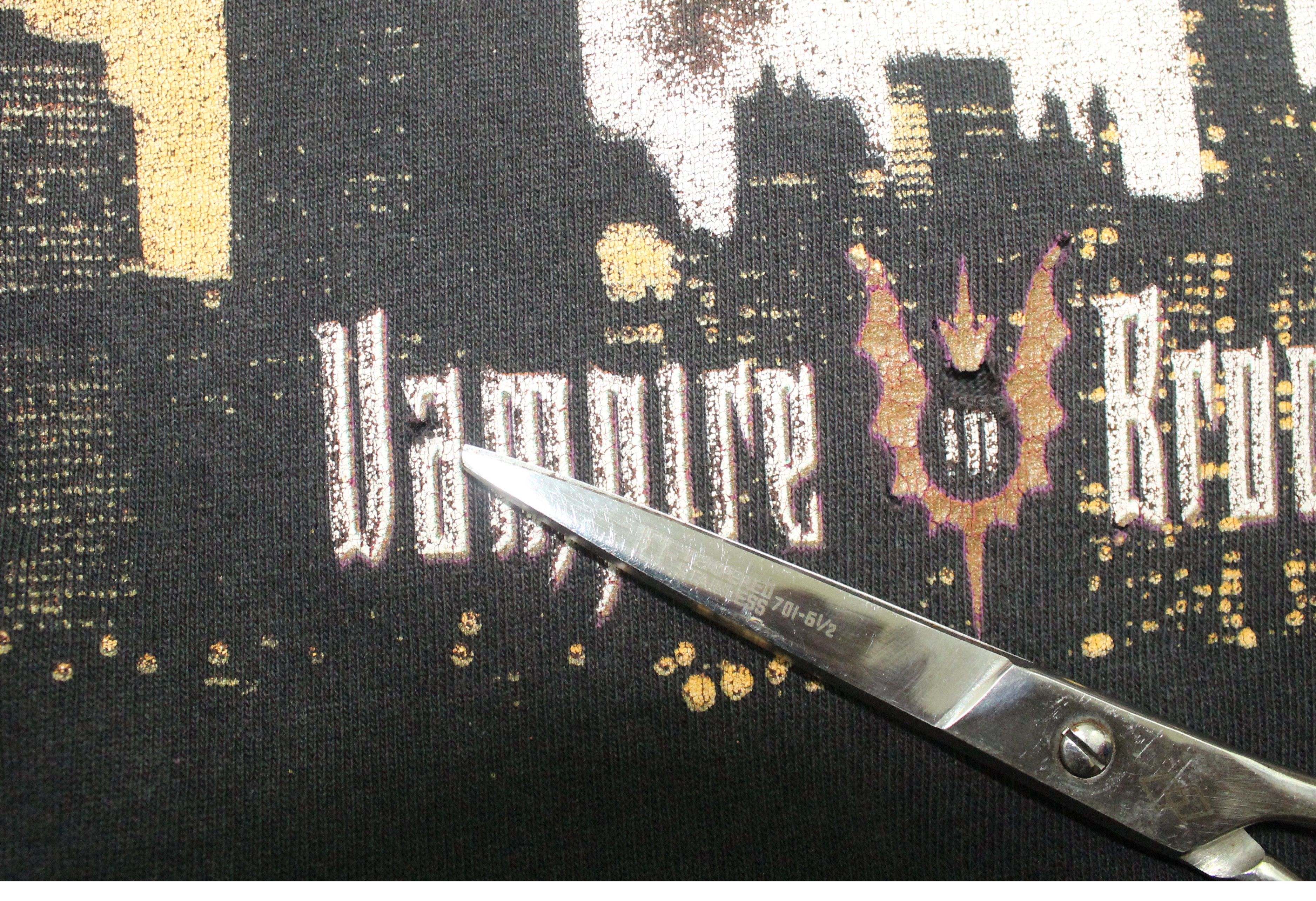 Vintage Vintage 90s Vampire In Brooklyn T Shirt Faded Black Size US XL / EU 56 / 4 - 15 Thumbnail