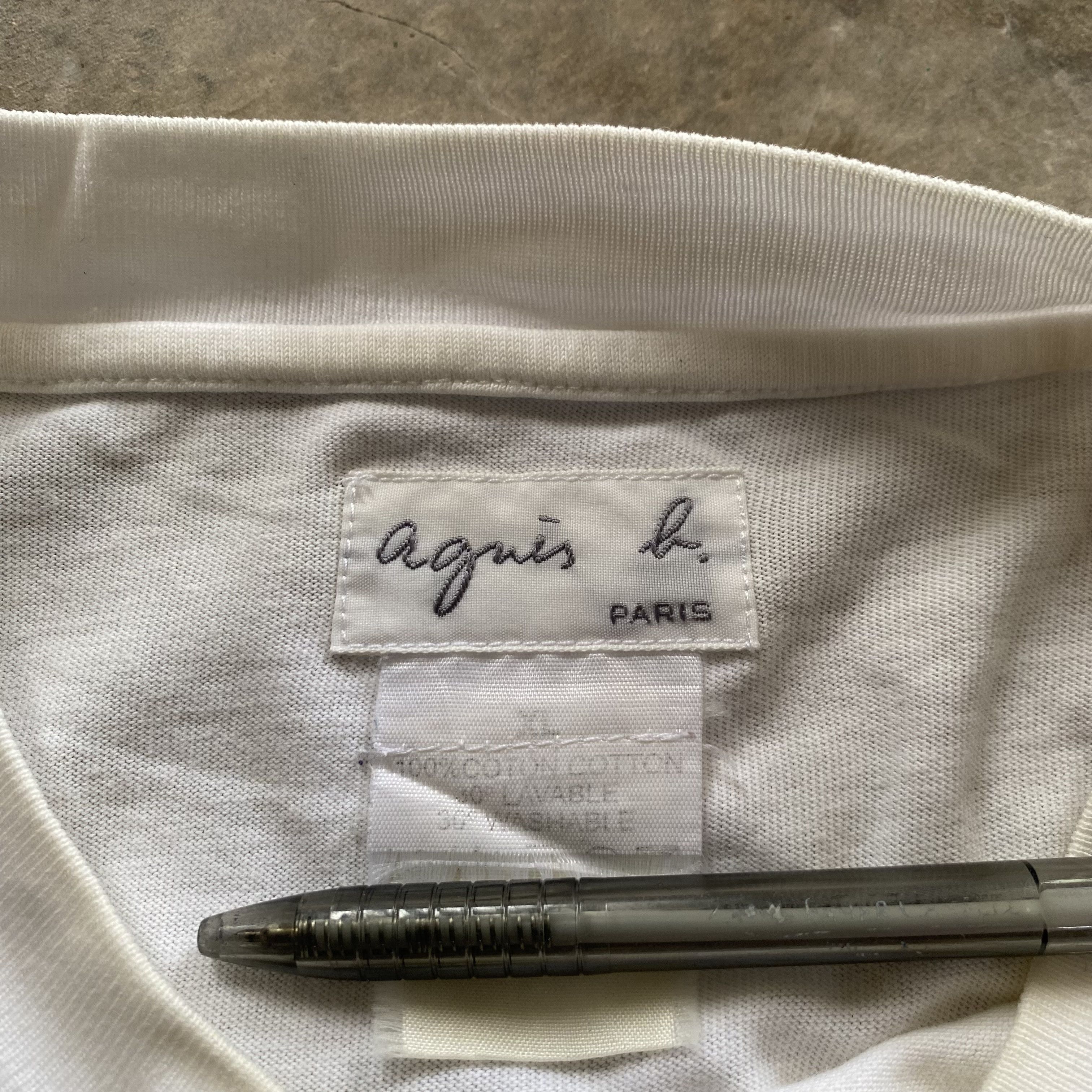 Vintage × agnes b. Vintage Agnes B T Shirt TS002 Size US L / EU 52-54 / 3 - 8 Thumbnail