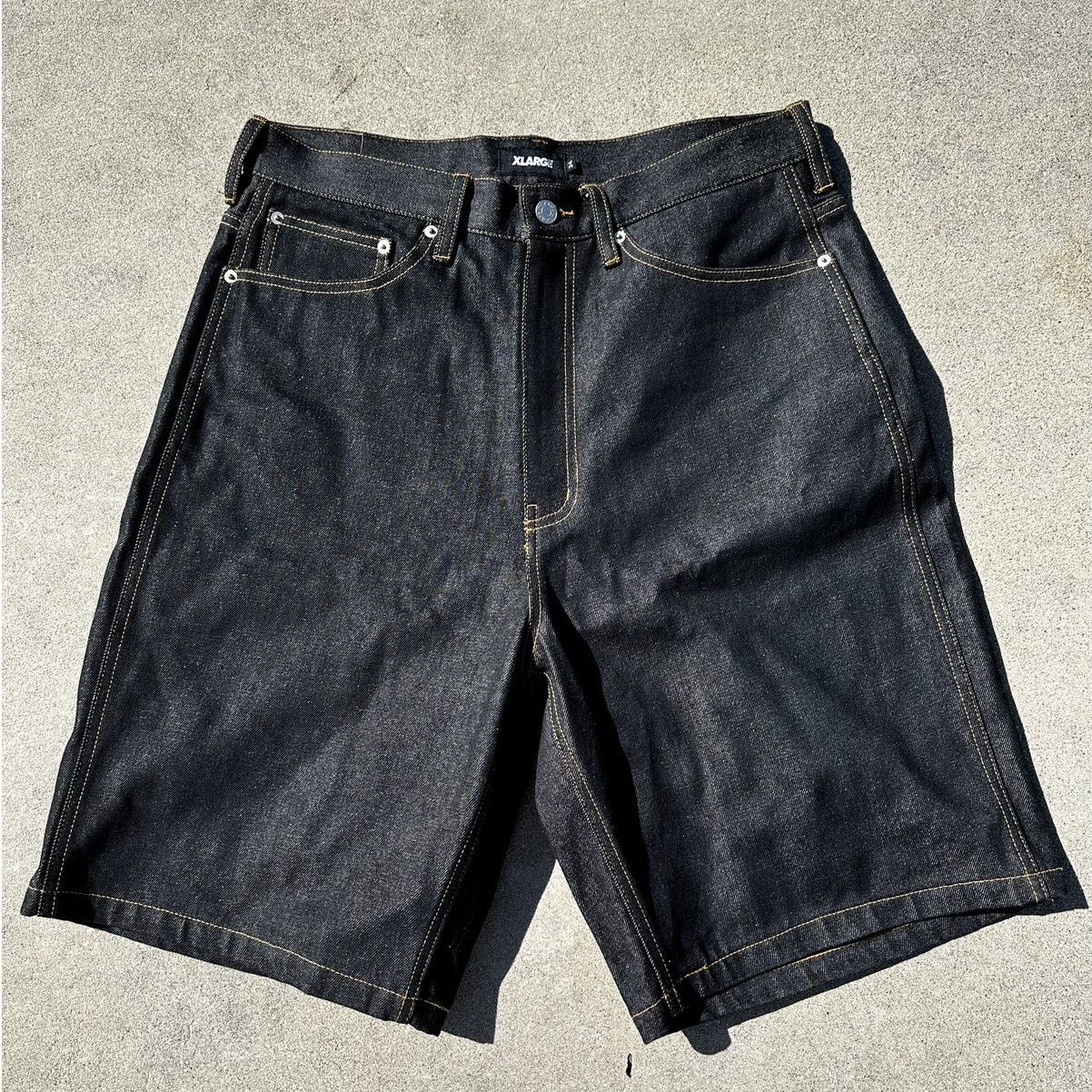 X-LARGE X Large Japan Sample Denim Skate Shorts Jorts Embroidered Size US 34 / EU 50 - 3 Thumbnail