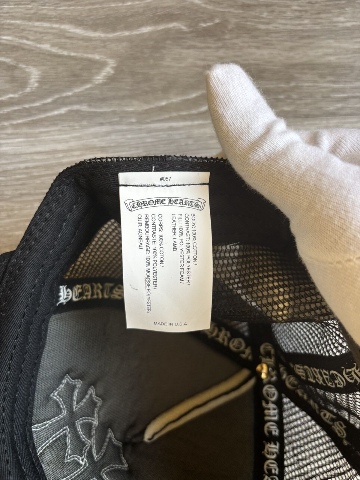 Chrome Hearts Chrome Hearts Triple Cross Hat Size ONE SIZE - 4 Thumbnail