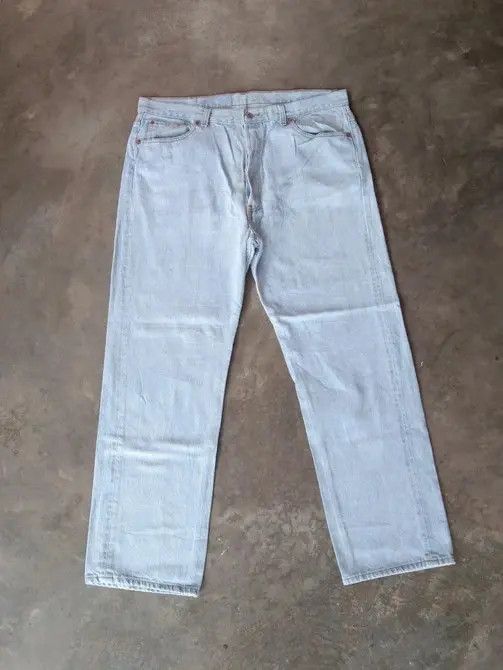 Levi's Vintage Levi's 501 Made In USA Faded Blue Jeans 38x30 Size US 38 / EU 54 - 1 Thumbnail