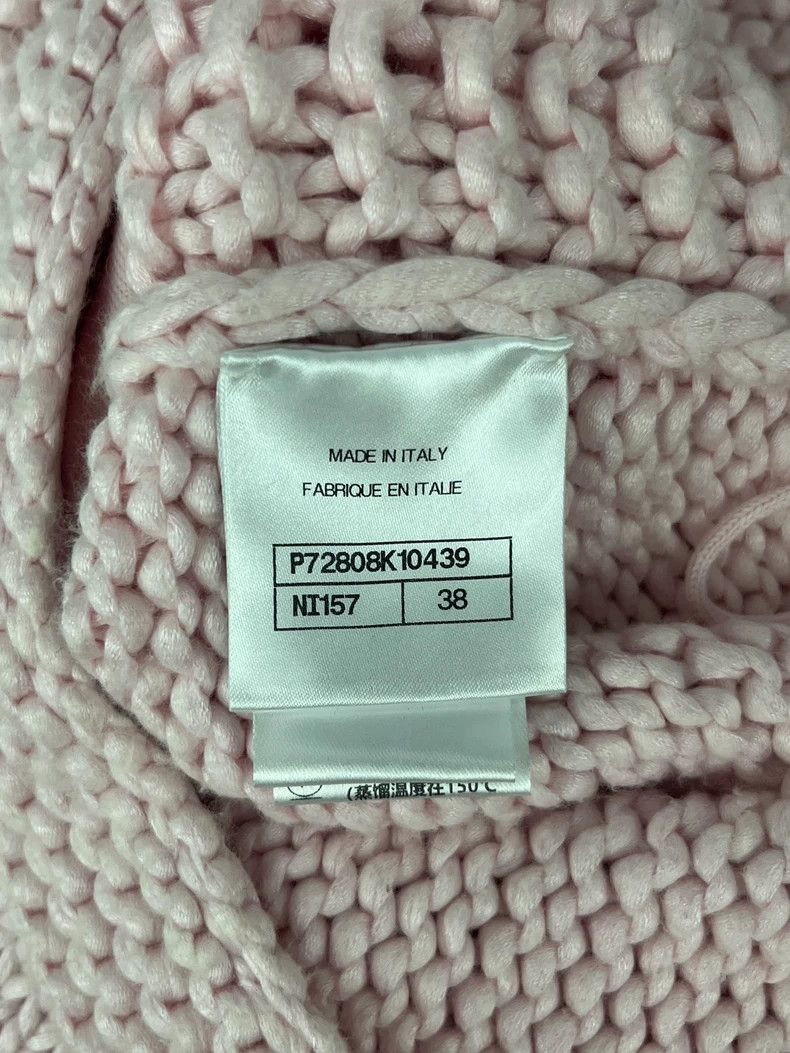 Chanel Chanel Pink thick knitted skirt Size 25" / US 0 / IT 36 - 4 Thumbnail