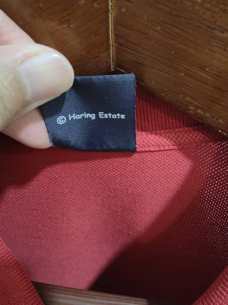 Keith Haring vintage red Keith Haring Shirt Polos Size US L / EU 52-54 / 3 - 9 Thumbnail