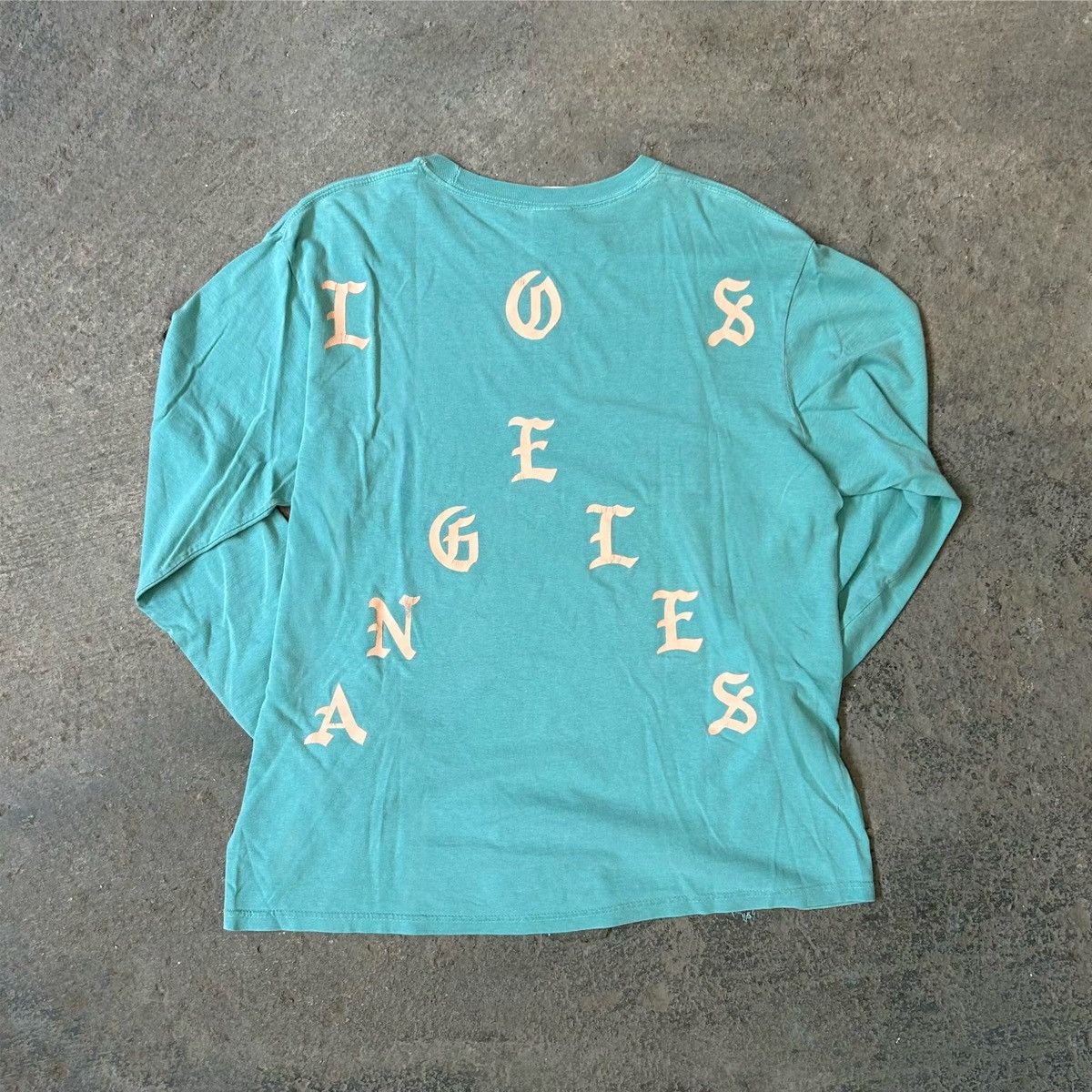 Kanye West TLOP 2016 Los Angeles I Feel Like Pablo L/S Teal T-Shirt Size US L / EU 52-54 / 3 - 2 Thumbnail