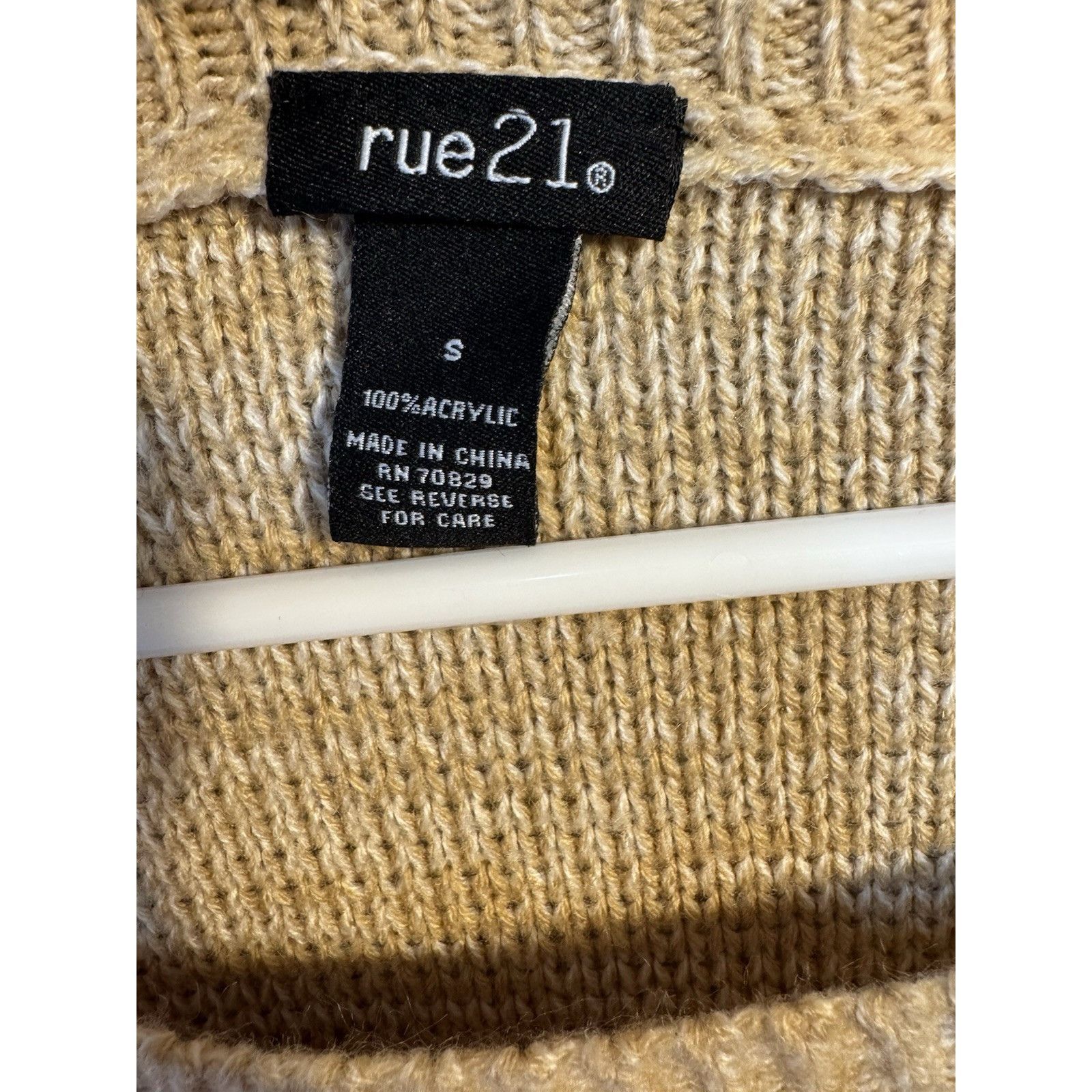 rue21 Rue 21 Knit Brown Sweater Oversized Women’s Small USED Size S / US 4 / IT 40 - 2 Thumbnail