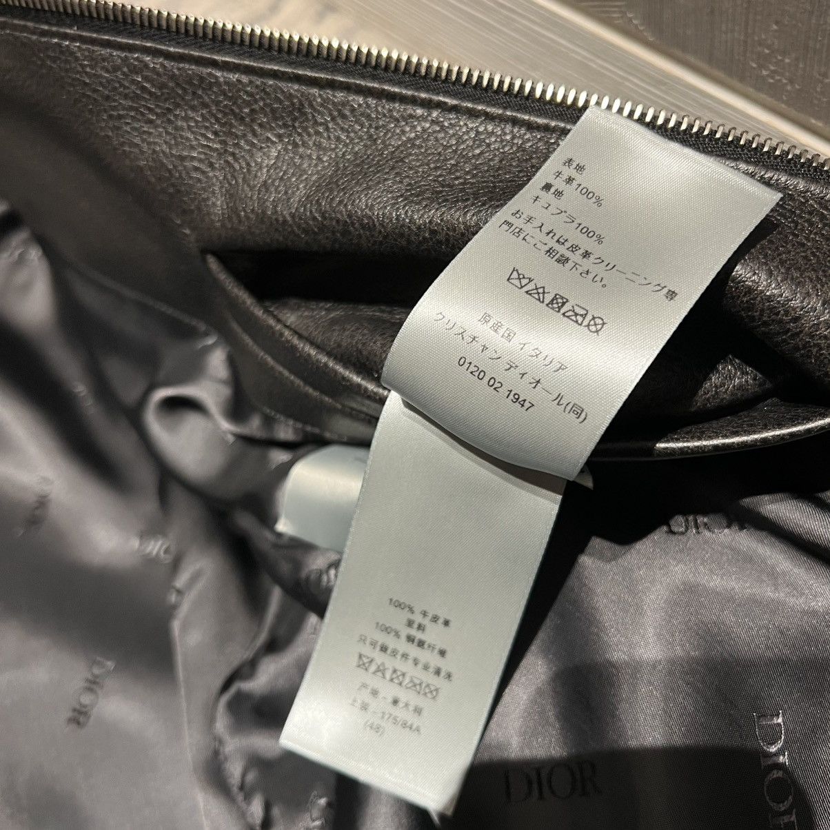 Dior Dior Leather Jacket Size US L / EU 52-54 / 3 - 6 Thumbnail