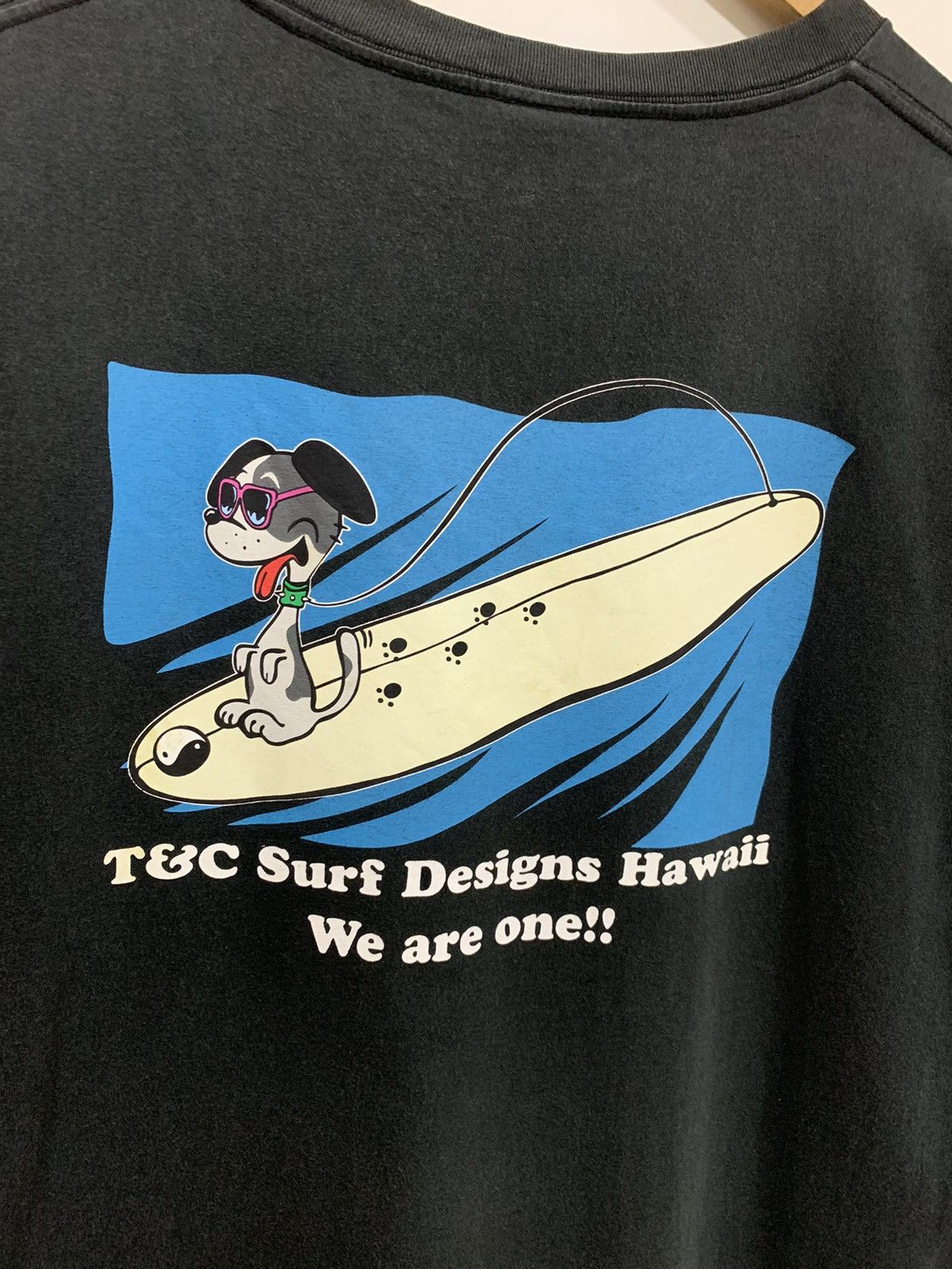 Vintage Vintage T&C SURF DESIGNS Hawaii Crazy Graphic Surf Tee Size US XL / EU 56 / 4 - 11 Thumbnail