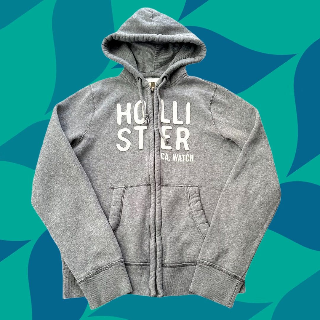 Hysteric Glamour × Vintage Yellow/Grey Zip-up Hoodie | Grailed