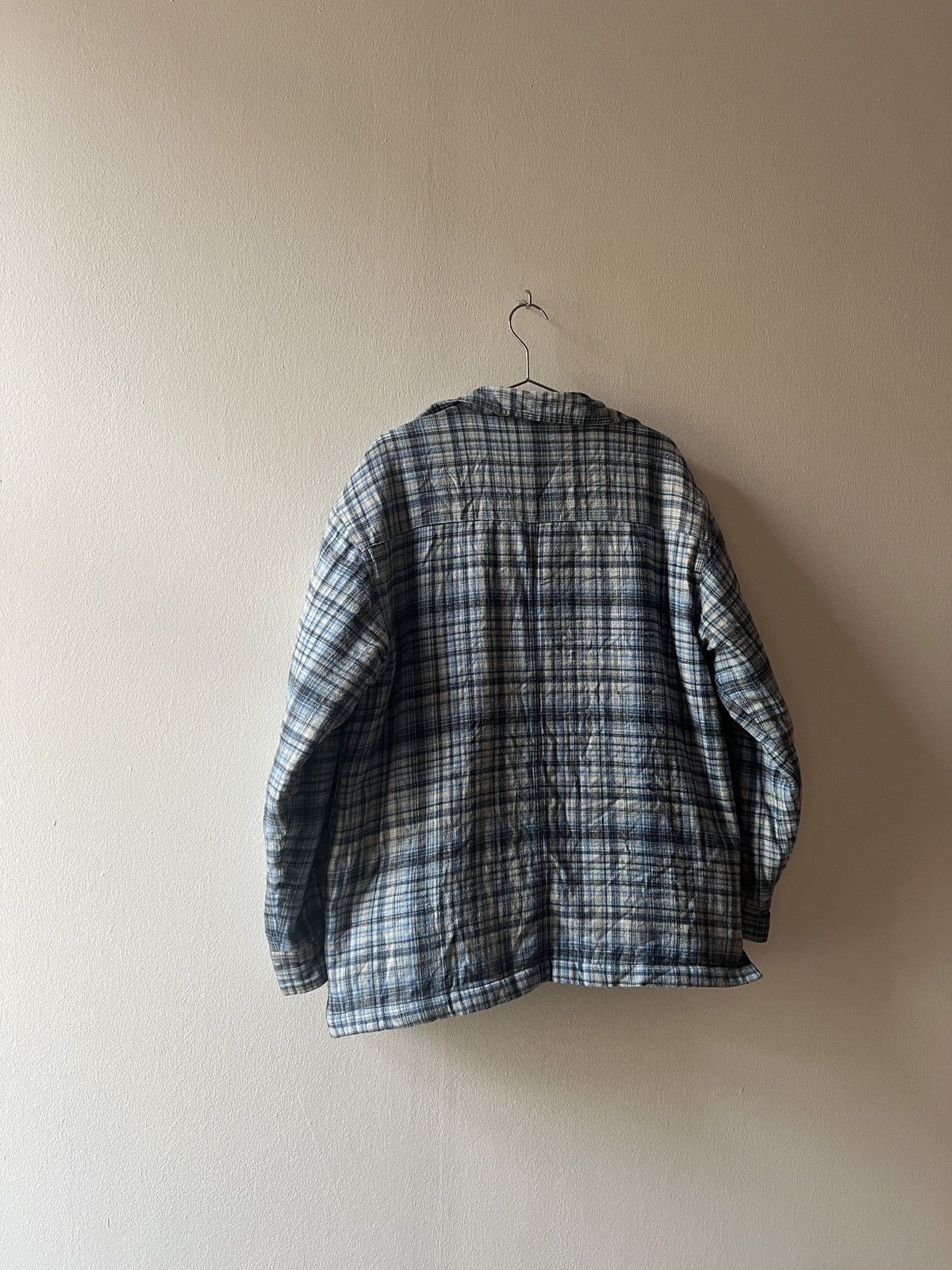 Vintage Dickies Overshirt Winter Jacket 90s Skating Striped