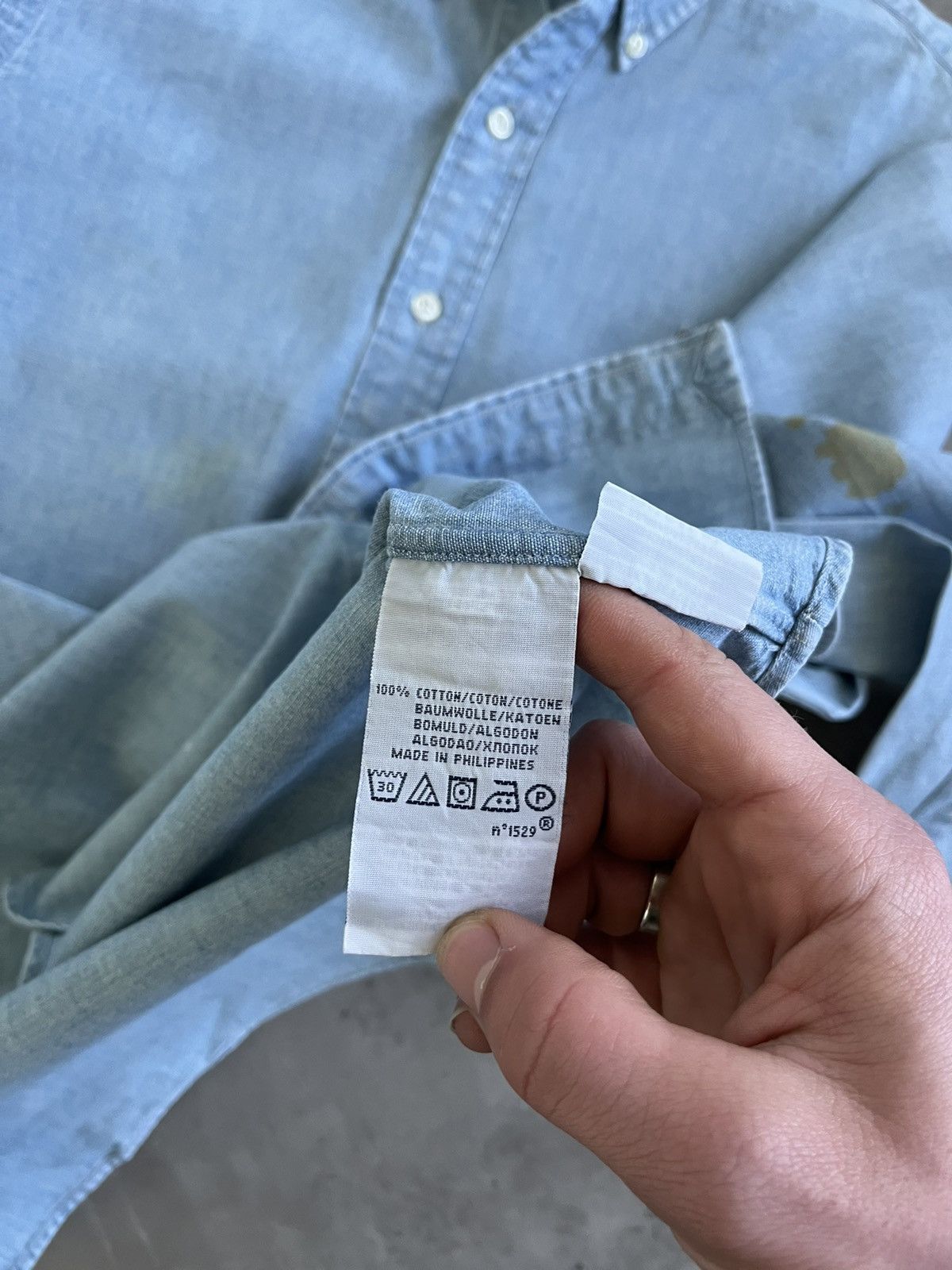 Polo Ralph Lauren × Ralph Lauren Polo Ralph Lauren Denim Logo Shirt men M Size US M / EU 48-50 / 2 - 9 Thumbnail