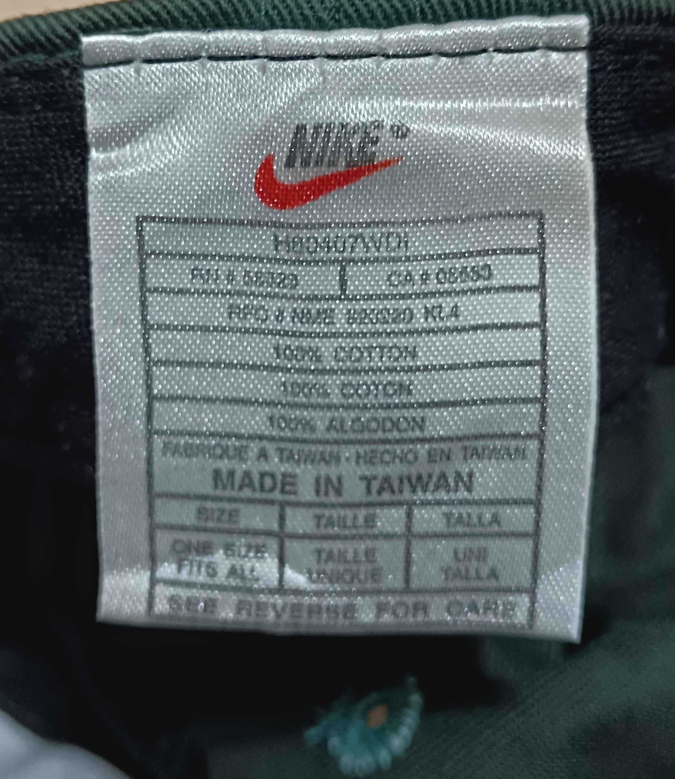 Nike × Vintage VINTAGE 90S NIKE SWOOSH HAT Size ONE SIZE - 4 Thumbnail