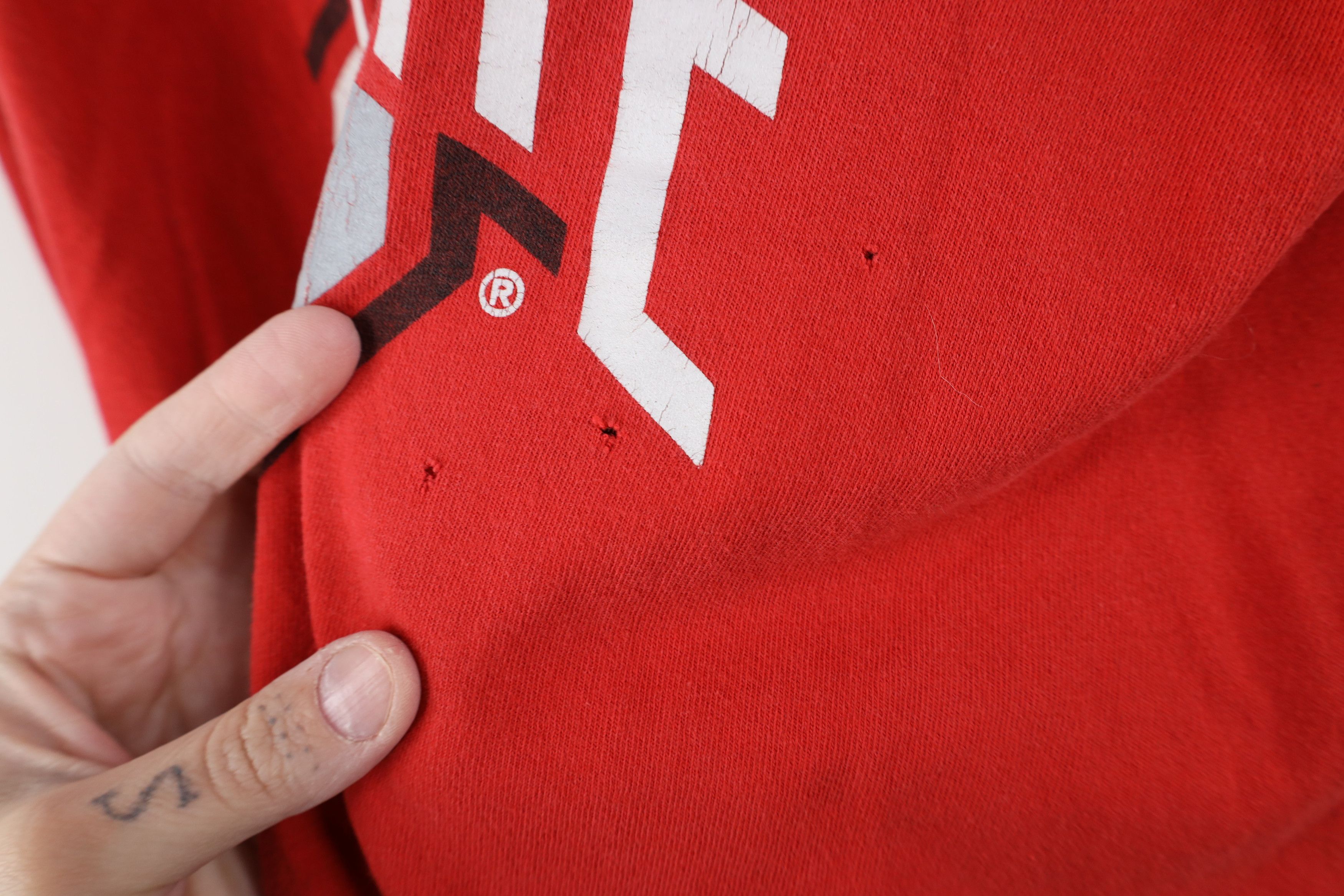 Vintage Vintage Y2K Ohio State University Long Sleeve T-Shirt Red Size US M / EU 48-50 / 2 - 6 Thumbnail