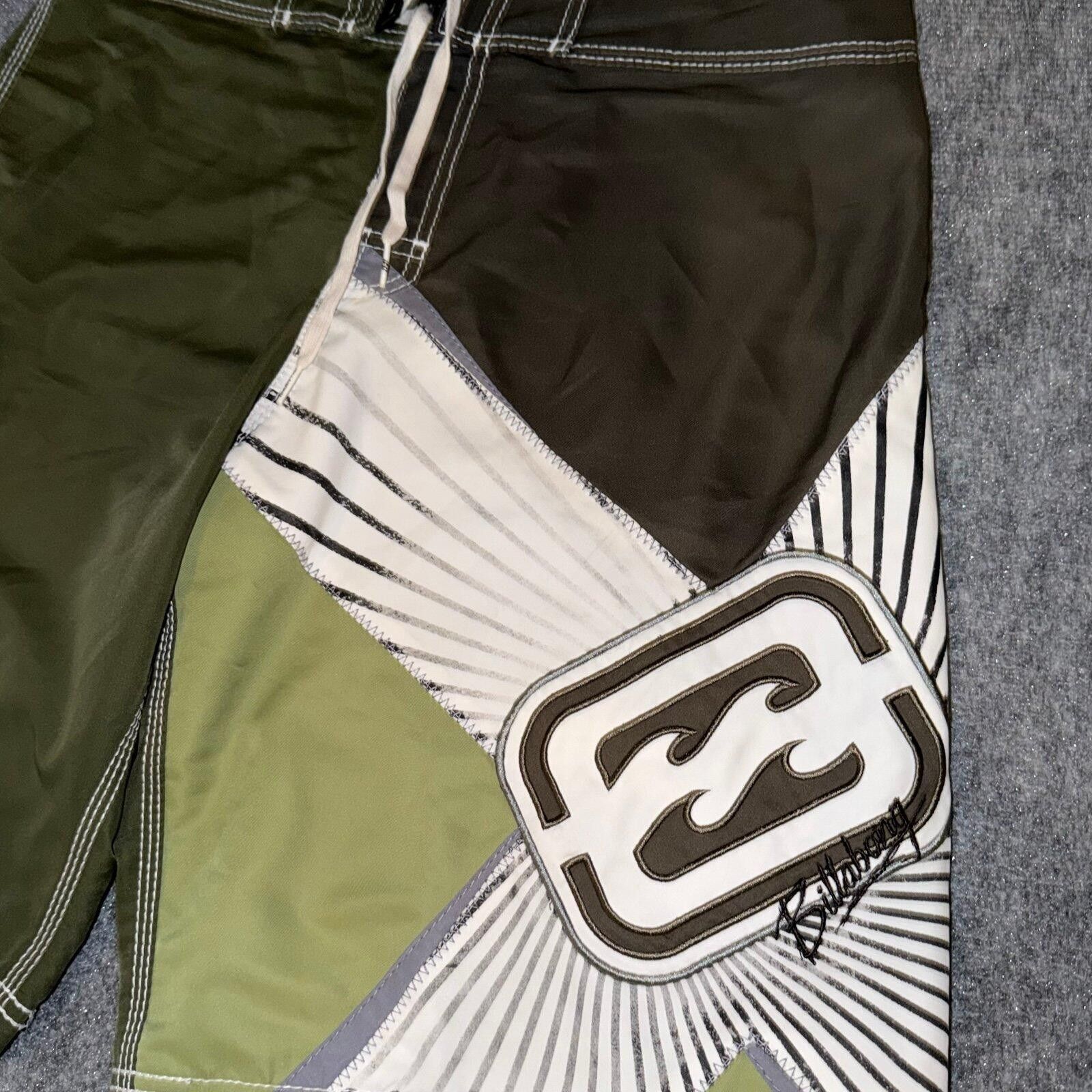 Billabong Billabong Green Shane Dorian Grail Surf Board Shorts Mens LG Size US 34 / EU 50 - 2 Thumbnail