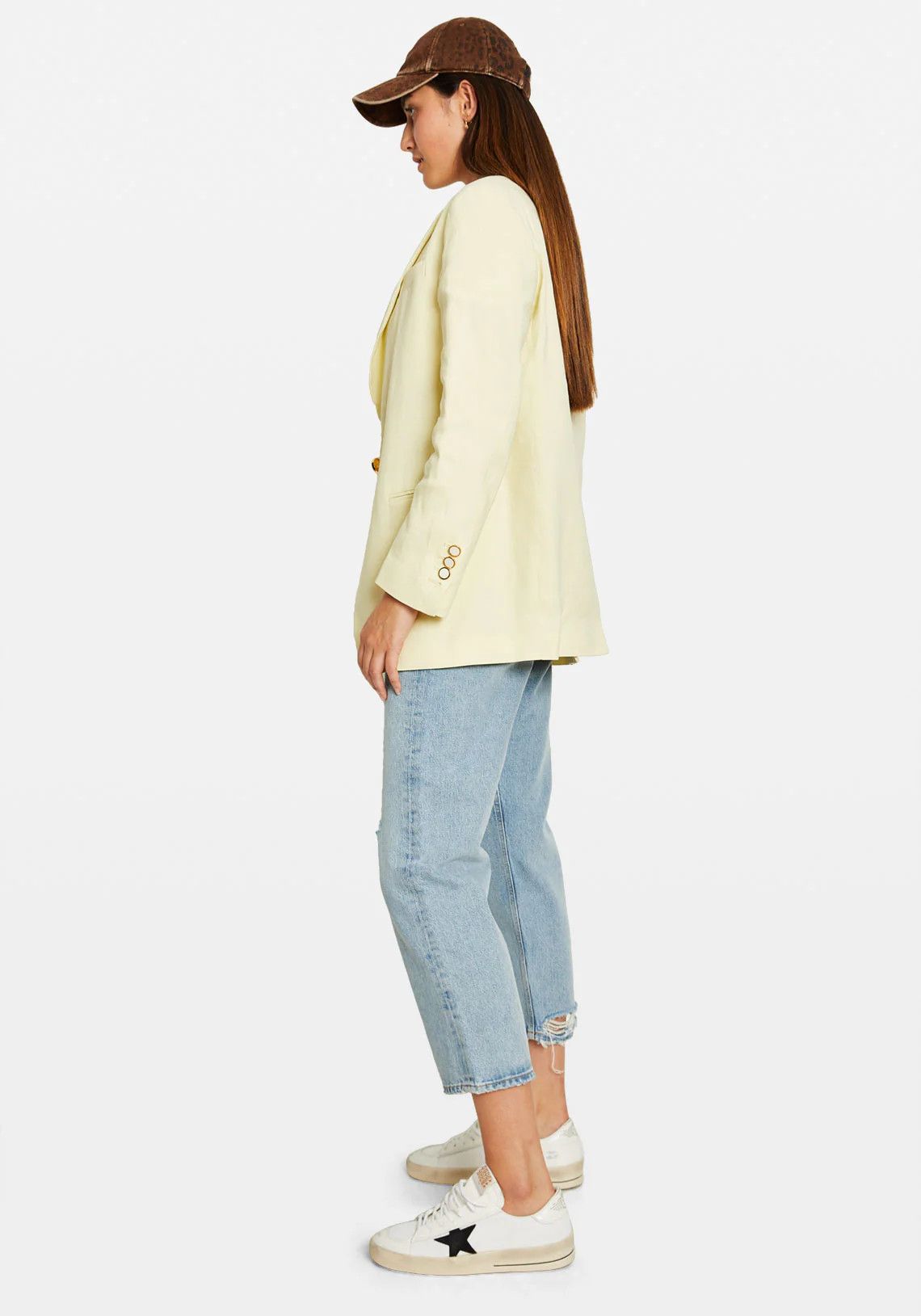 Golden Goose o1y0725 Blazer in Pastel yellow Size XS / US 0-2 / IT 36-38 - 3 Thumbnail
