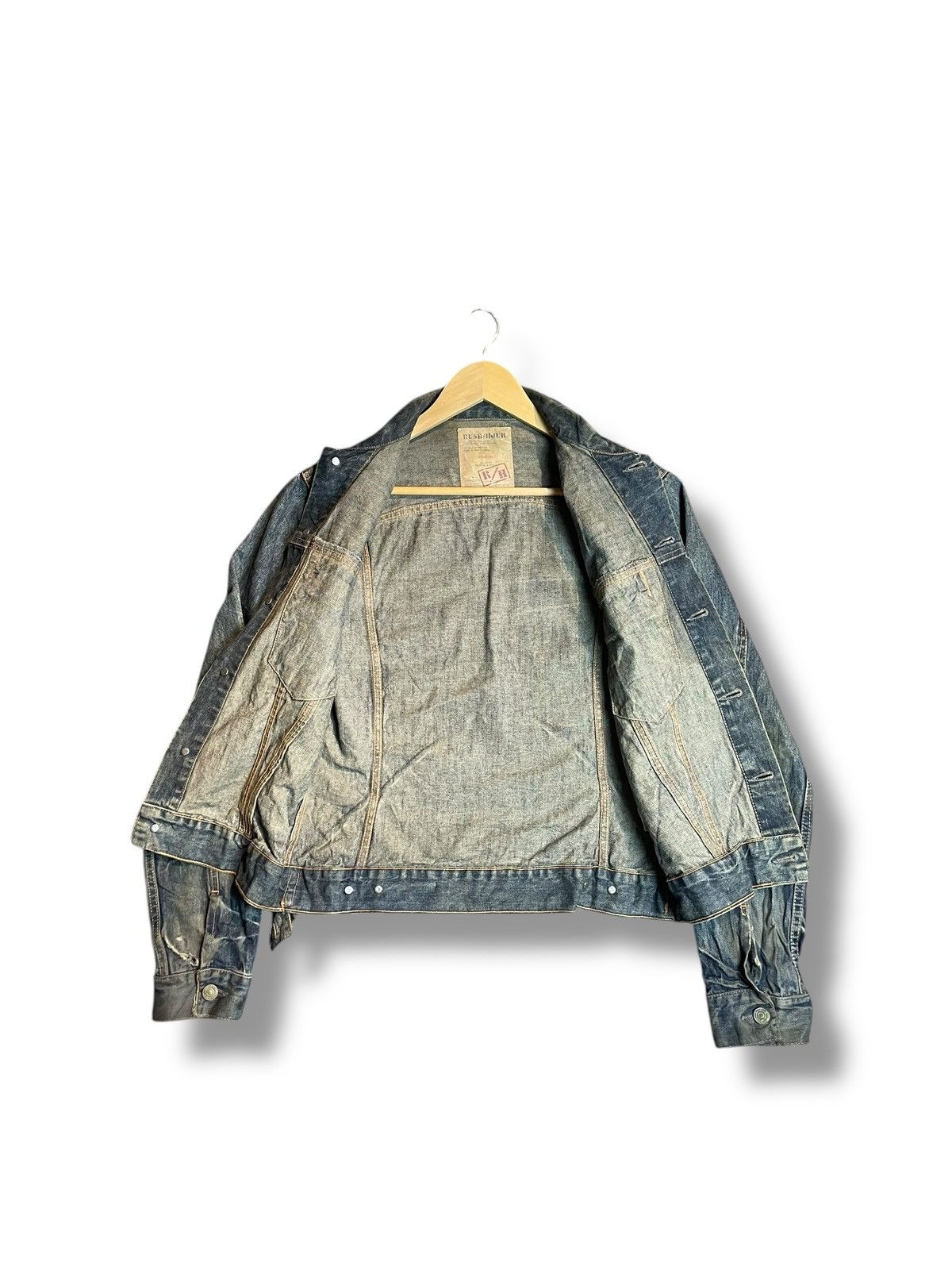 Japanese Brand × Vintage Rush Hour Men’s Denim Jacket (29) Size US S / EU 44-46 / 1 - 5 Thumbnail