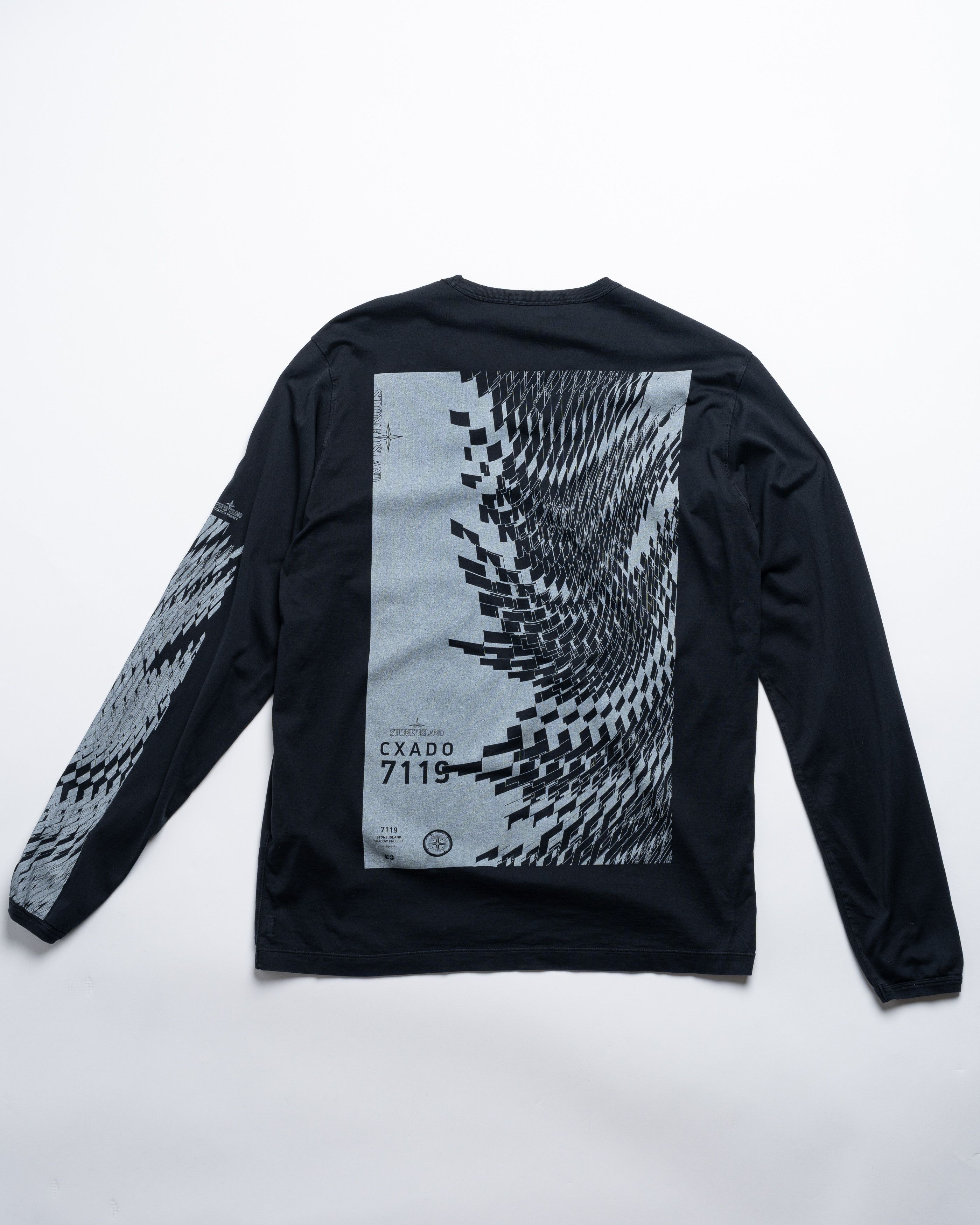 Stone island shadow project ロンT STONE ISLAND SHADOW PROJECT LONGSLEEVE TSHIRT - BLACK – SGN