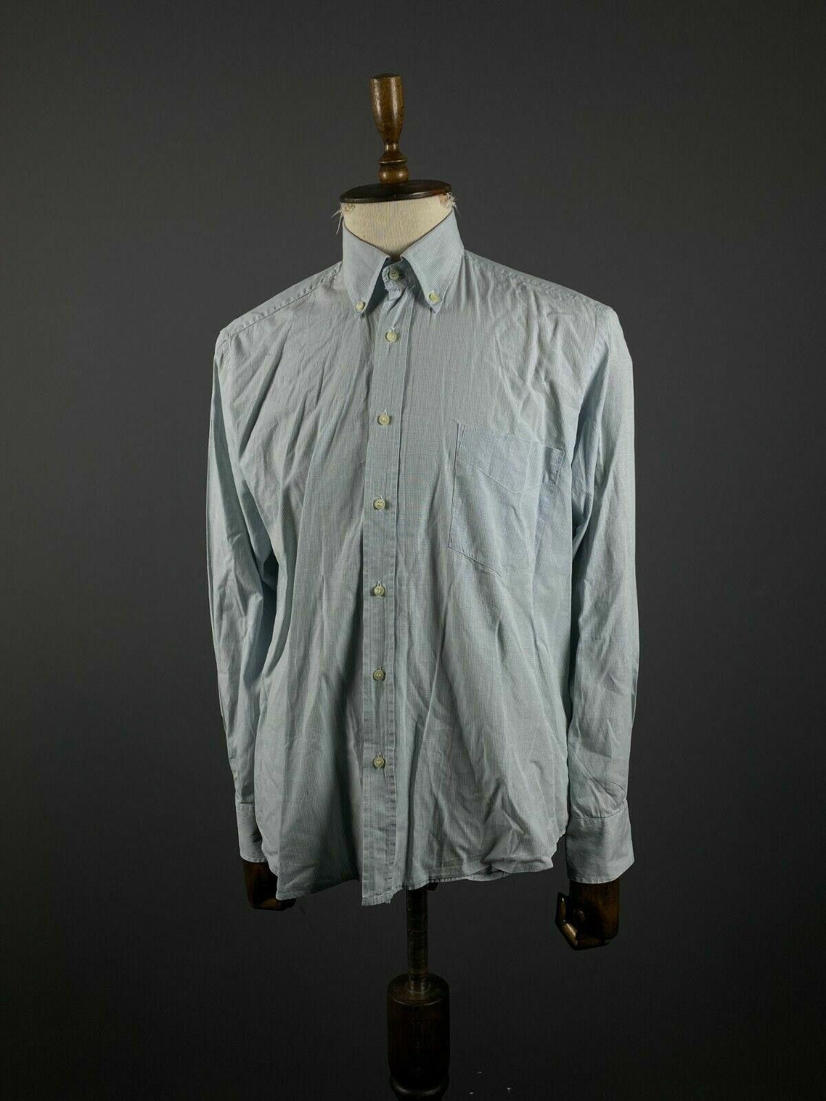 Valentino Men Valentino Roma Blue Dress Shirt Size 42 16.5 Size US M / EU 48-50 / 2 - 1 Thumbnail