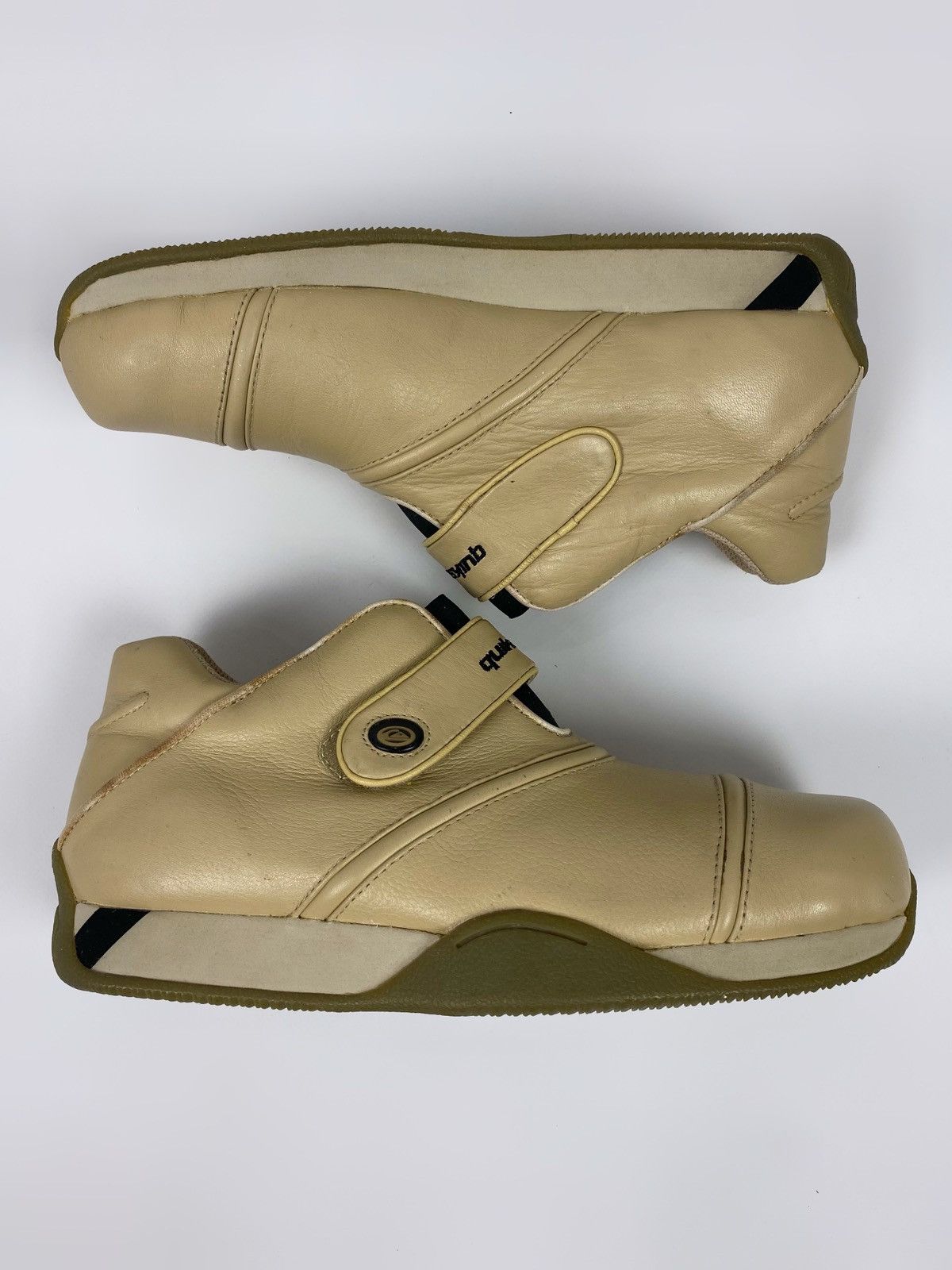 Quiksilver 2000’s Vintage Quiksiver Leather Velcro Slip On Sneakers Size US 8 / EU 41 - 4 Thumbnail