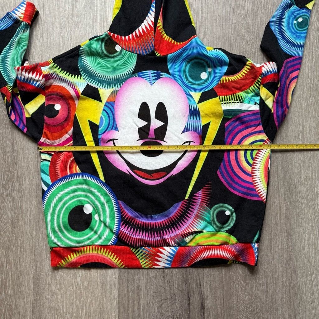 Desigual Desigual Black and Red Cartoon Sweatshirt Size S / US 4 / IT 40 - 3 Thumbnail