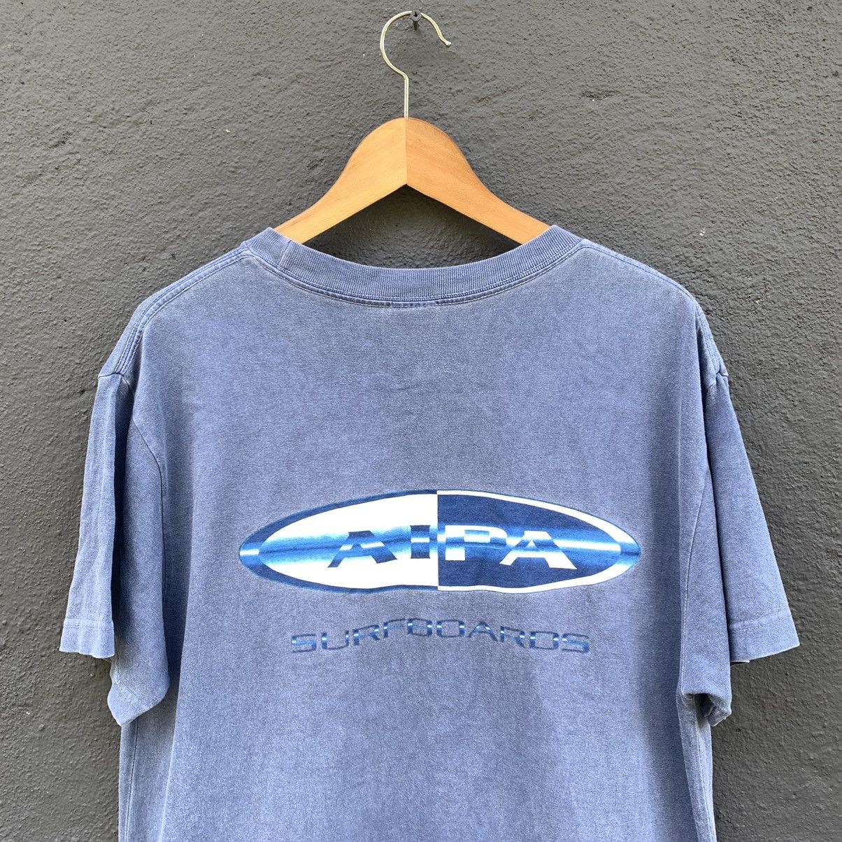 Vintage Thrashed Faded Y2K Aipa Surfboard Brand Oversized Tee Size US L / EU 52-54 / 3 - 2 Thumbnail