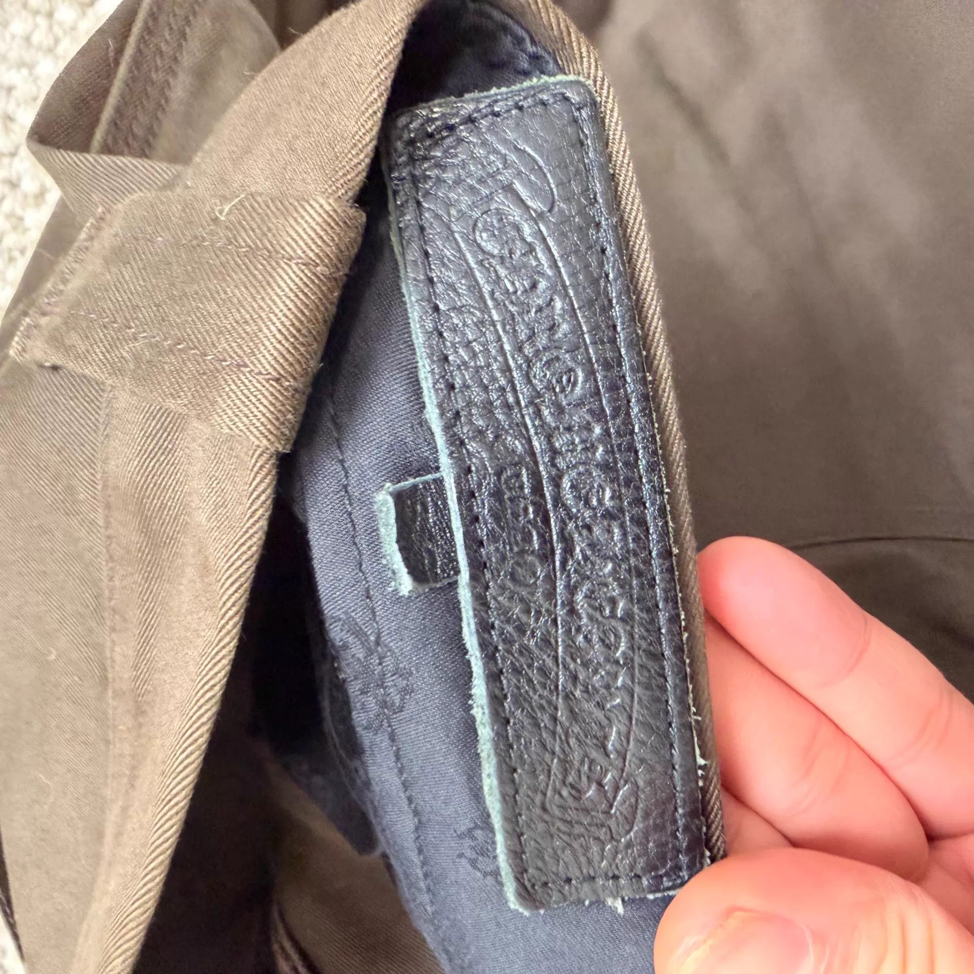 Chrome Hearts Chrome Hearts Deep Brown Lumberjack 36 (Near New, 1 Spot) Size US 36 / EU 52 - 5 Thumbnail
