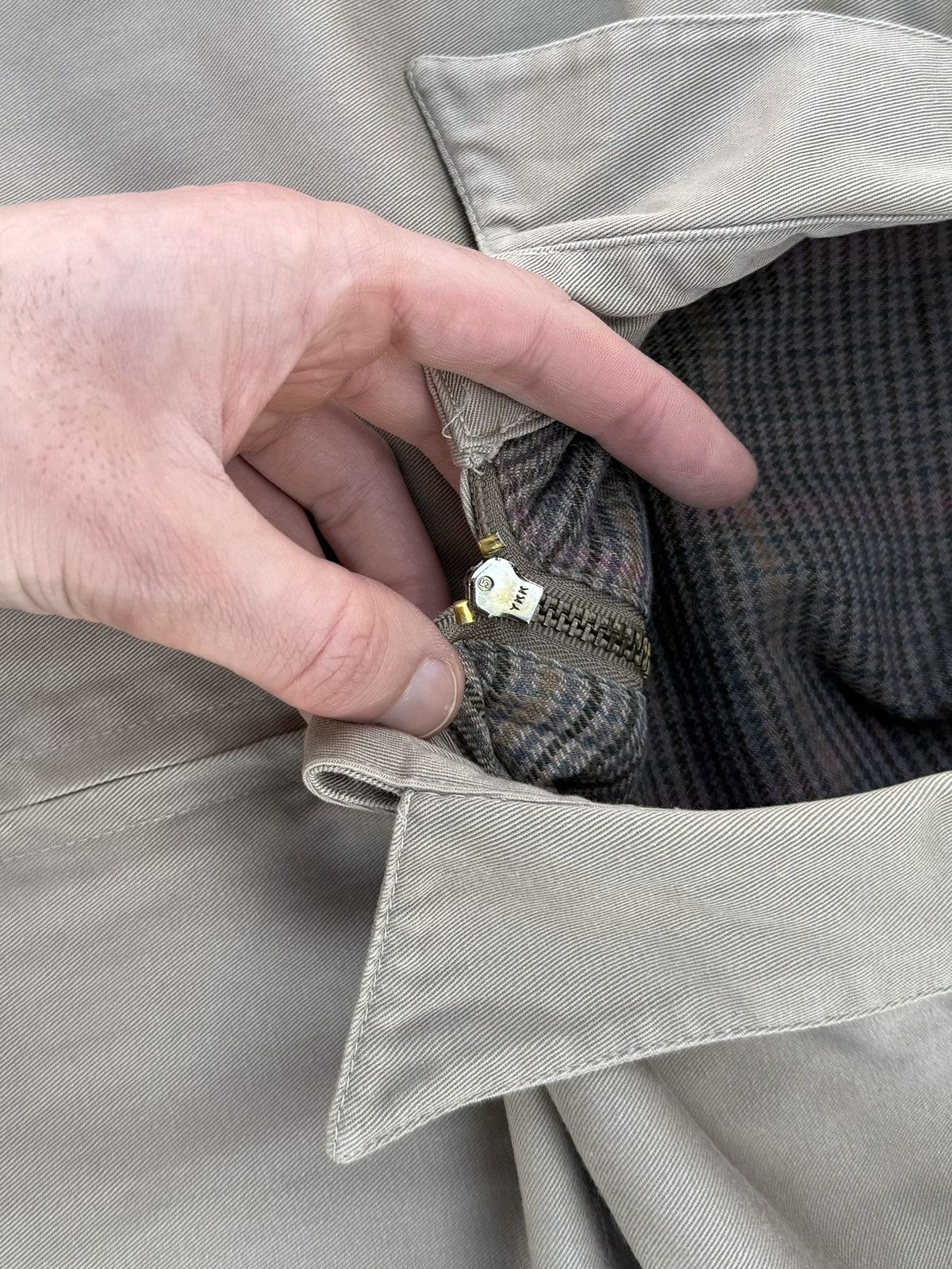 Ralph Lauren Vintage Polo Ralph Lauren Old Many Y2k Beige Bomber Jacket Size US M / EU 48-50 / 2 - 6 Thumbnail