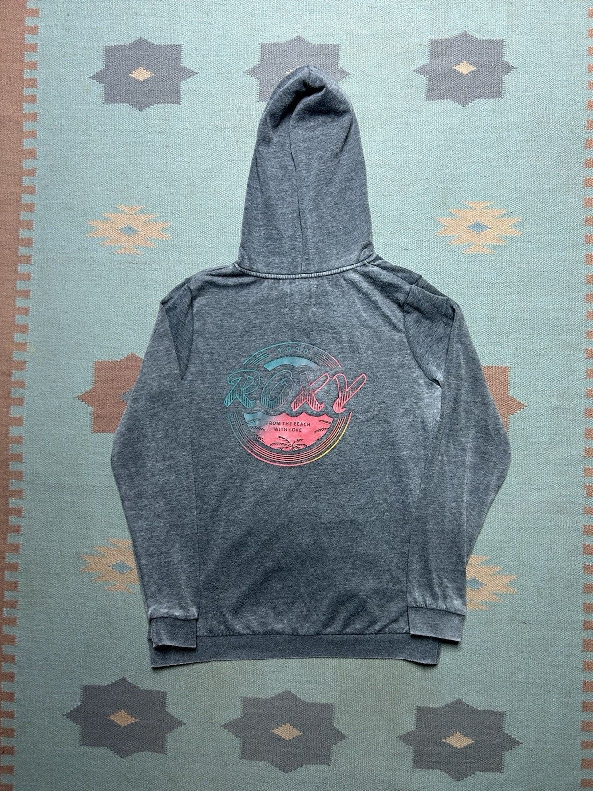 Vintage Roxy surf hoodie zip quiksilver billabong beach women’s XL Size XL / US 12-14 / IT 48-50 - 1 Thumbnail