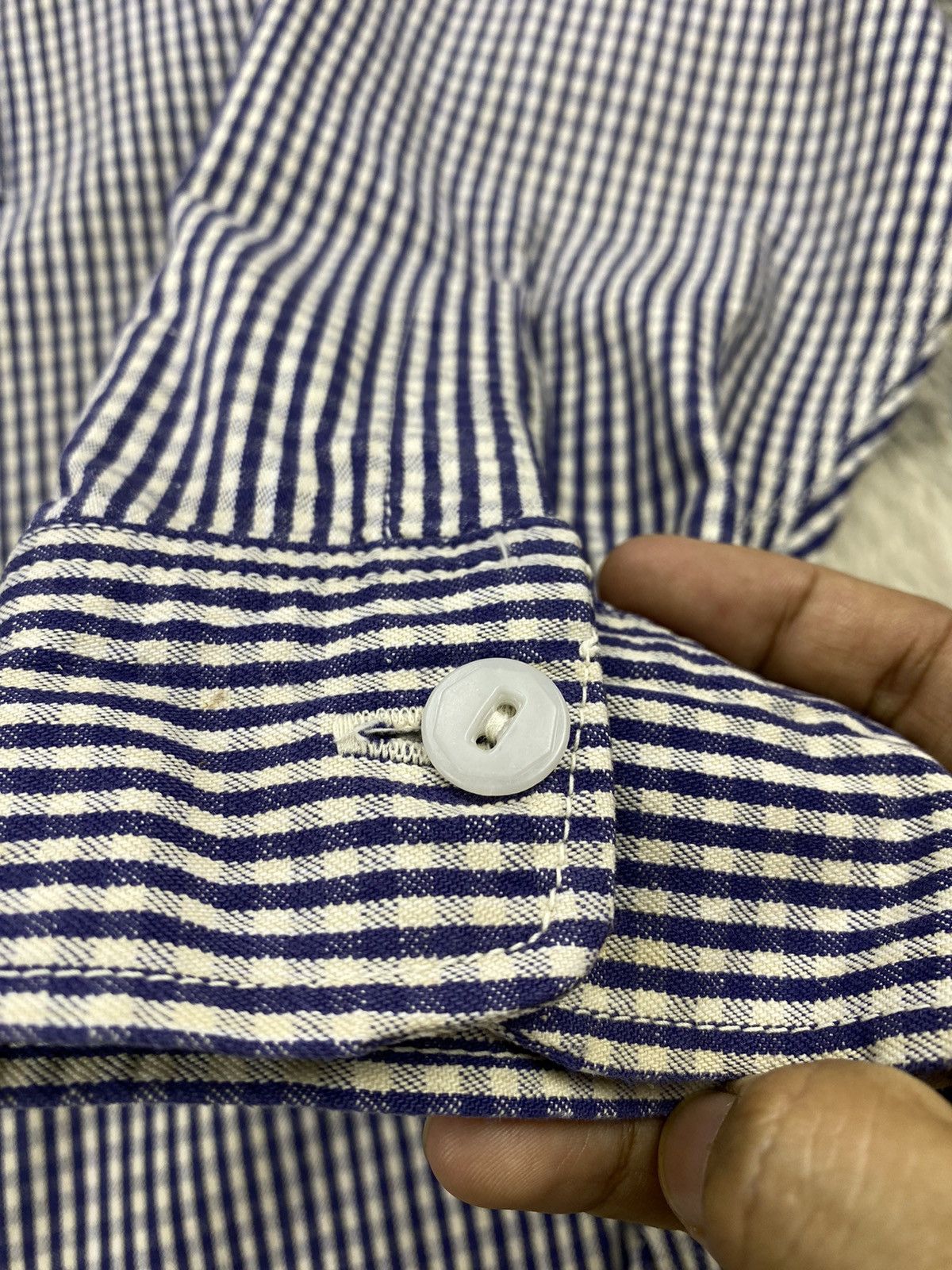 Sugar Cane × Toyo Enterprises Vintage SUGAR CANE “Paradise Garment” Small Checked Indigo Size US M / EU 48-50 / 2 - 7 Thumbnail