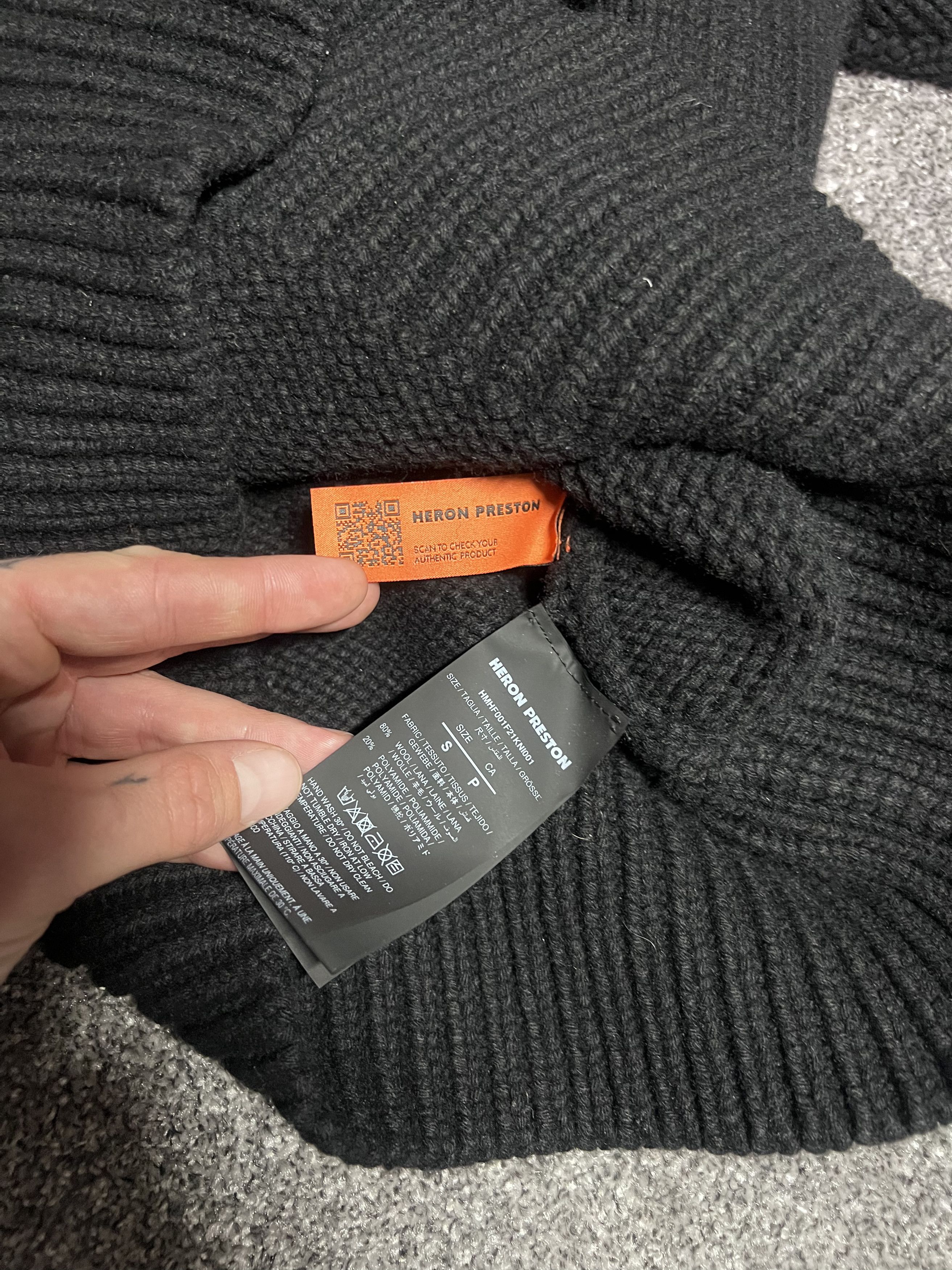 Heron Preston Heron Preston heavy knit turtl Size US S / EU 44-46 / 1 - 4 Thumbnail