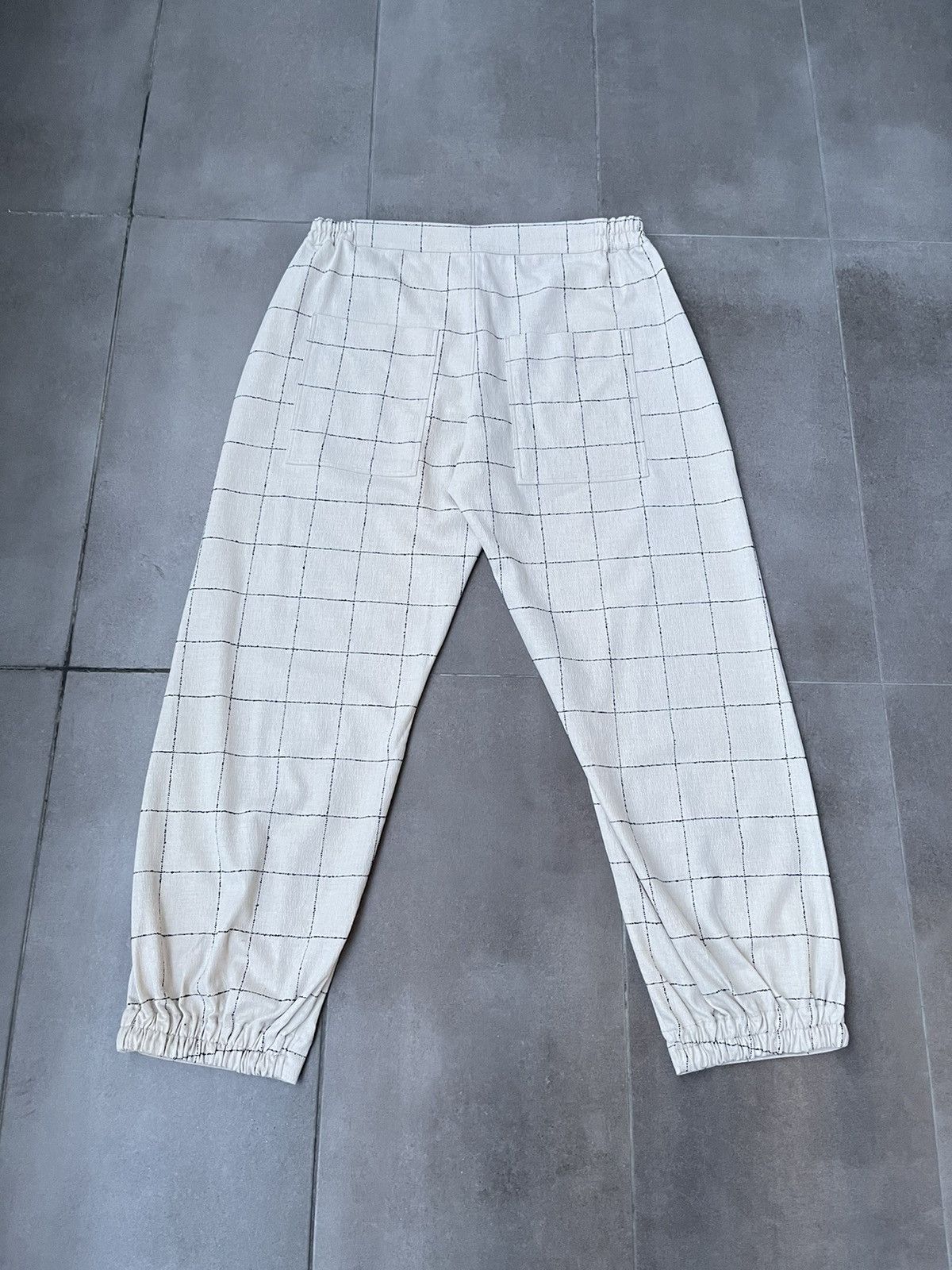 Henrik Vibskov !DS! SS22 Henrik Vibskov Mads Beige Black Casual Pants Size US 34 / EU 50 - 14 Thumbnail