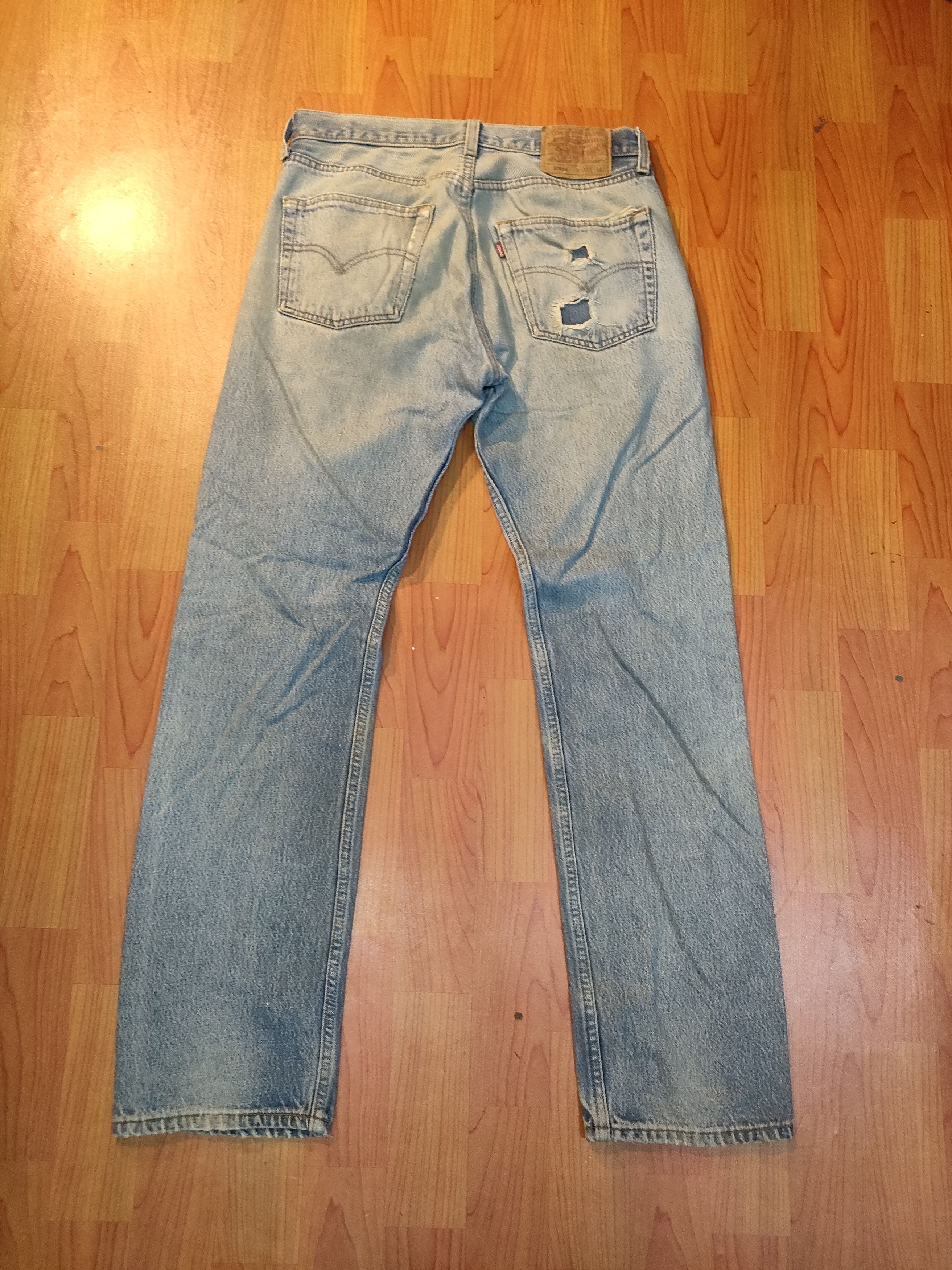 Levi's Vintage Clothing × Vintage Vintage Distressed Distressed 501xx Size US 32 / EU 48 - 4 Thumbnail