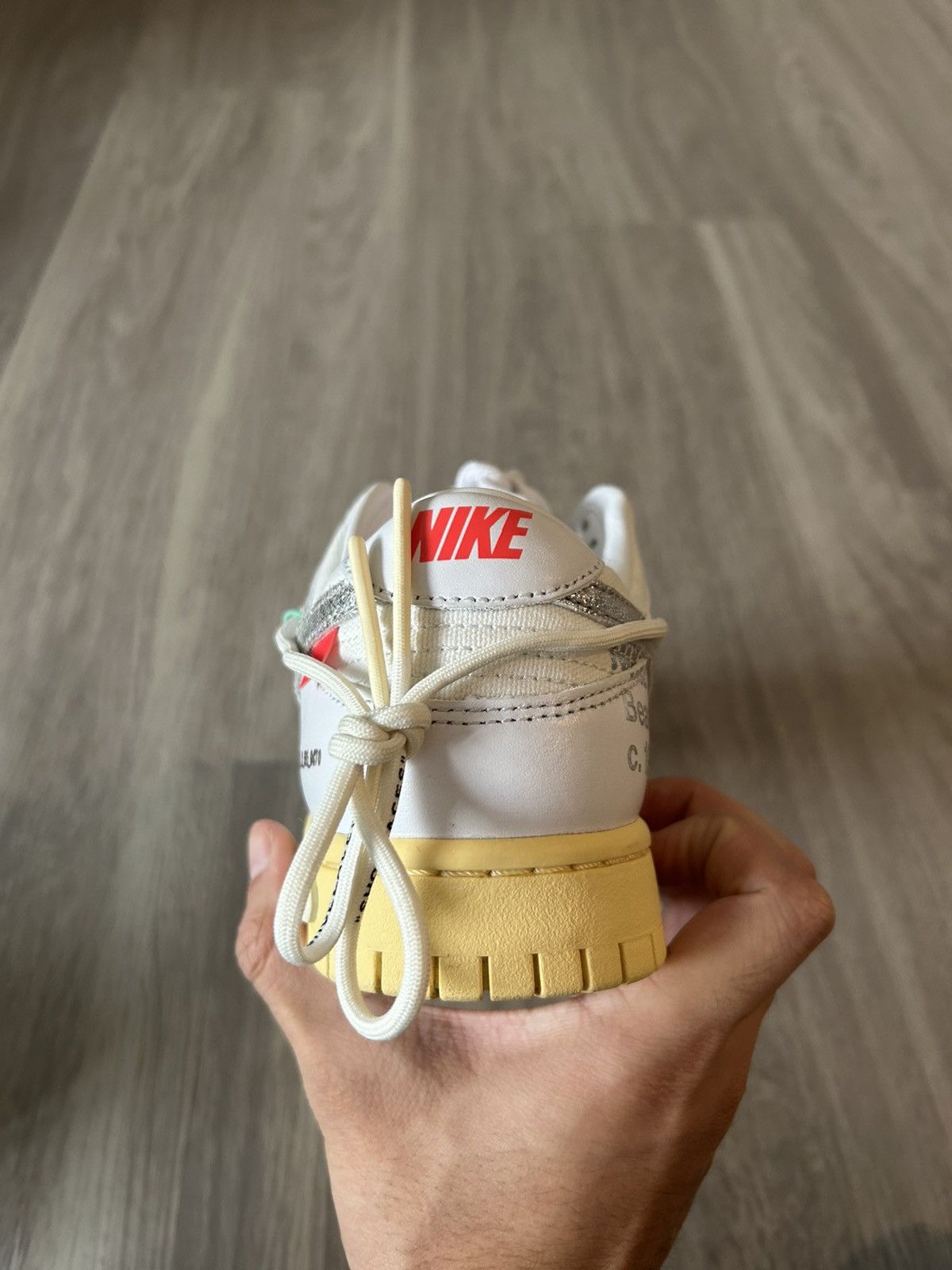 Nike × Off-White Off-White X Nike Dunk Low 01 Of 50 Size 8 Size US 8 / EU 41 - 15 Thumbnail