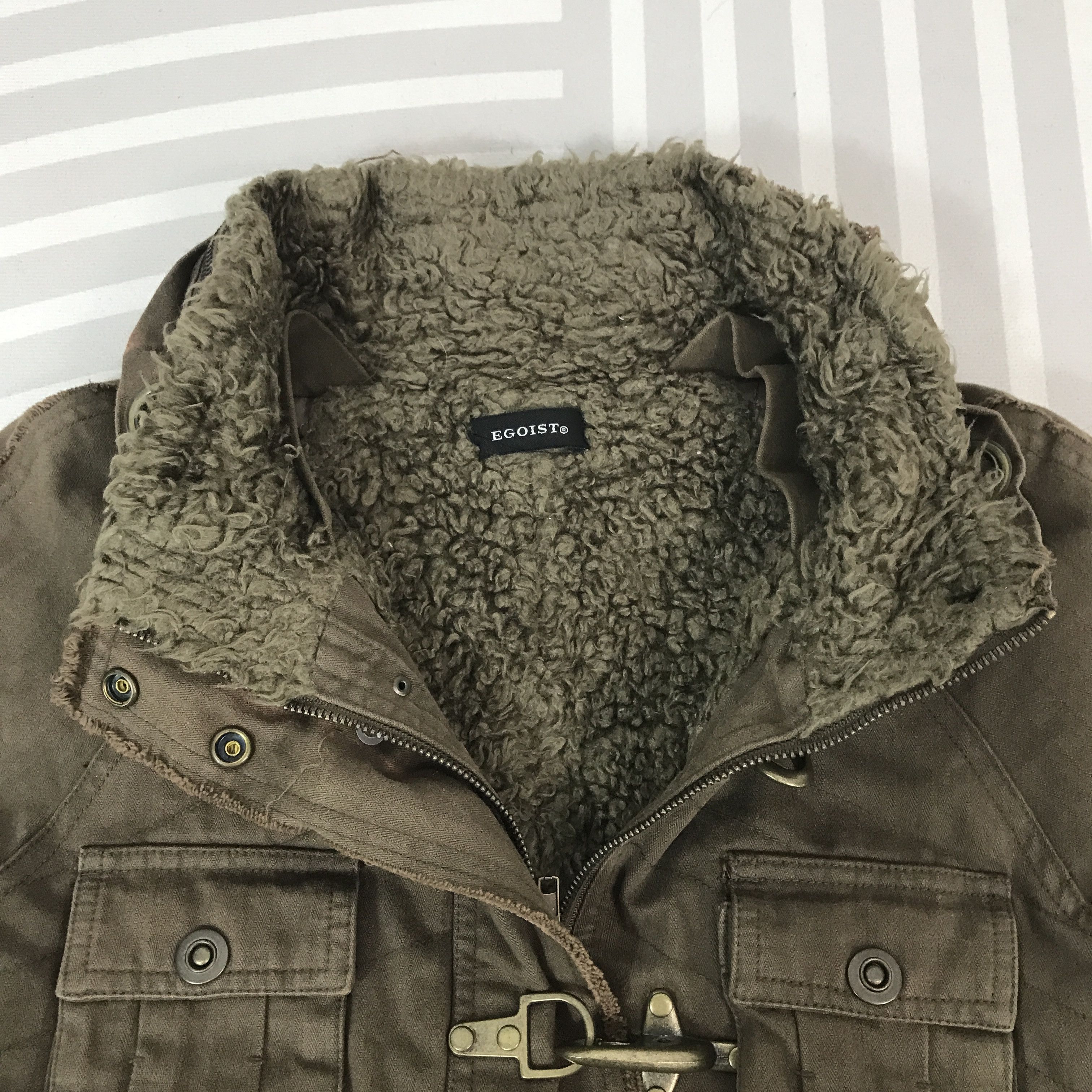 Japanese Brand Ifsixwasnine Bono Style Egoist Brown Punk Jacket Size US S / EU 44-46 / 1 - 7 Thumbnail