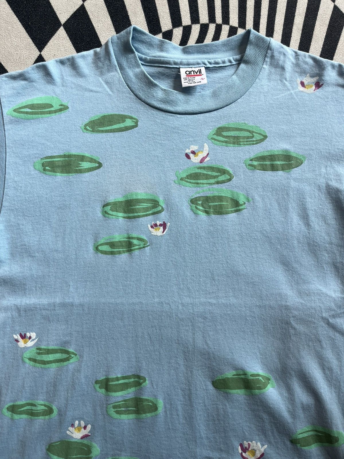 Arts & Science Vintage Water Lilies (aop) 90’s by Claude Monet Tshirt Size US L / EU 52-54 / 3 - 8 Thumbnail
