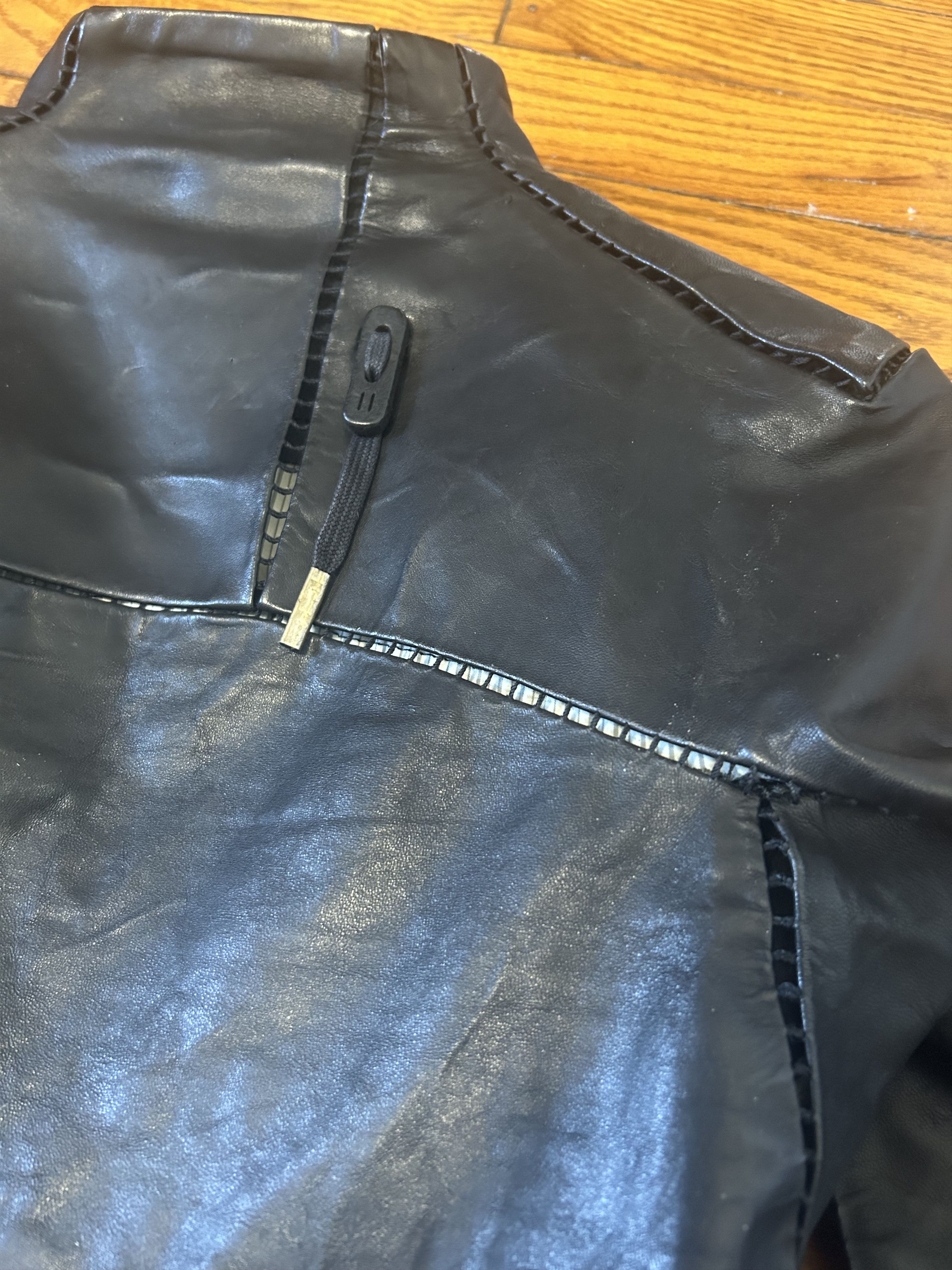 Boris Bidjan Saberi Kangaroo Leather Scarstitch jacket Size US XS / EU 42 / 0 - 4 Thumbnail