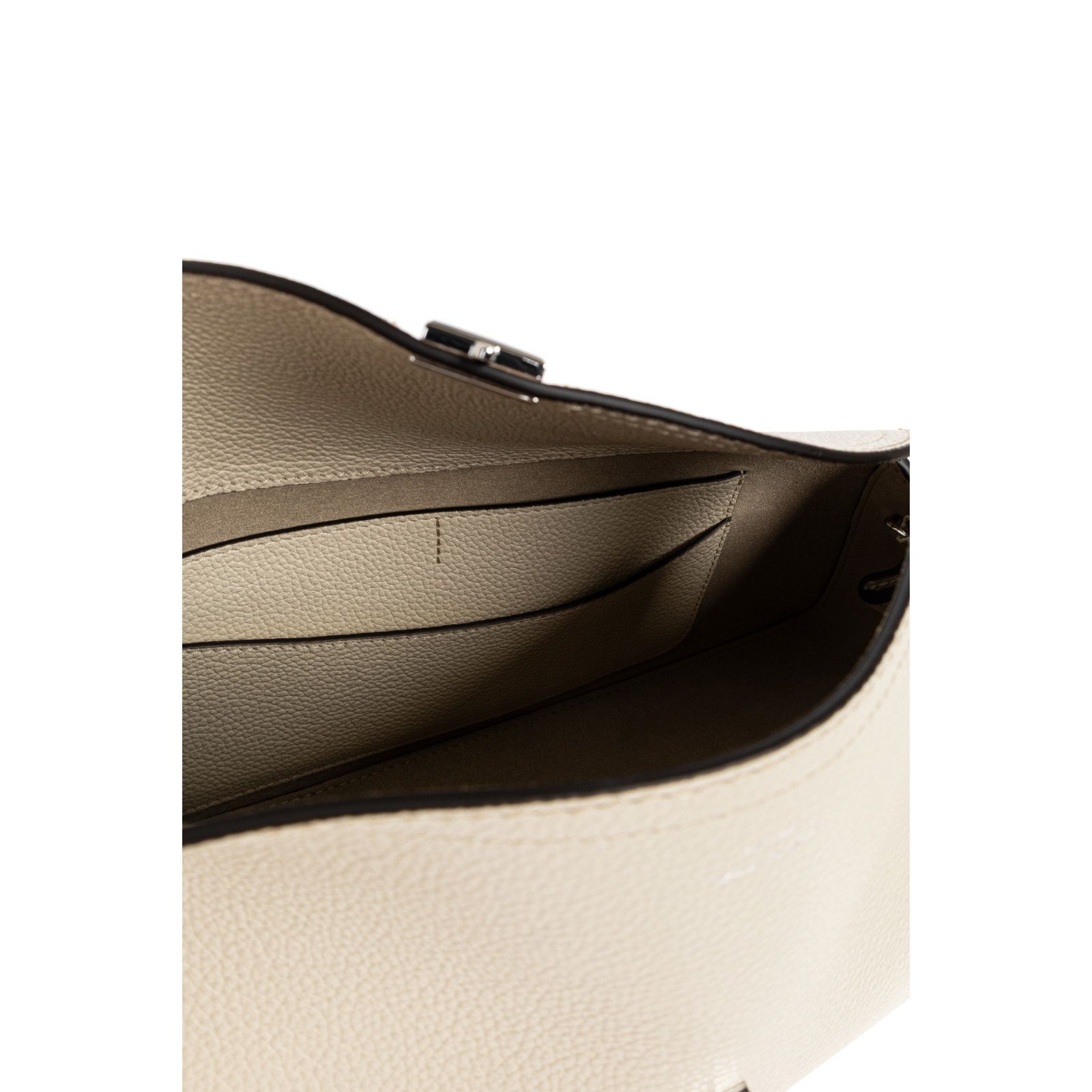Toteme TOTEME T-lock White Leather Top Handle Bag New & Authentic Size ONE SIZE - 4 Thumbnail