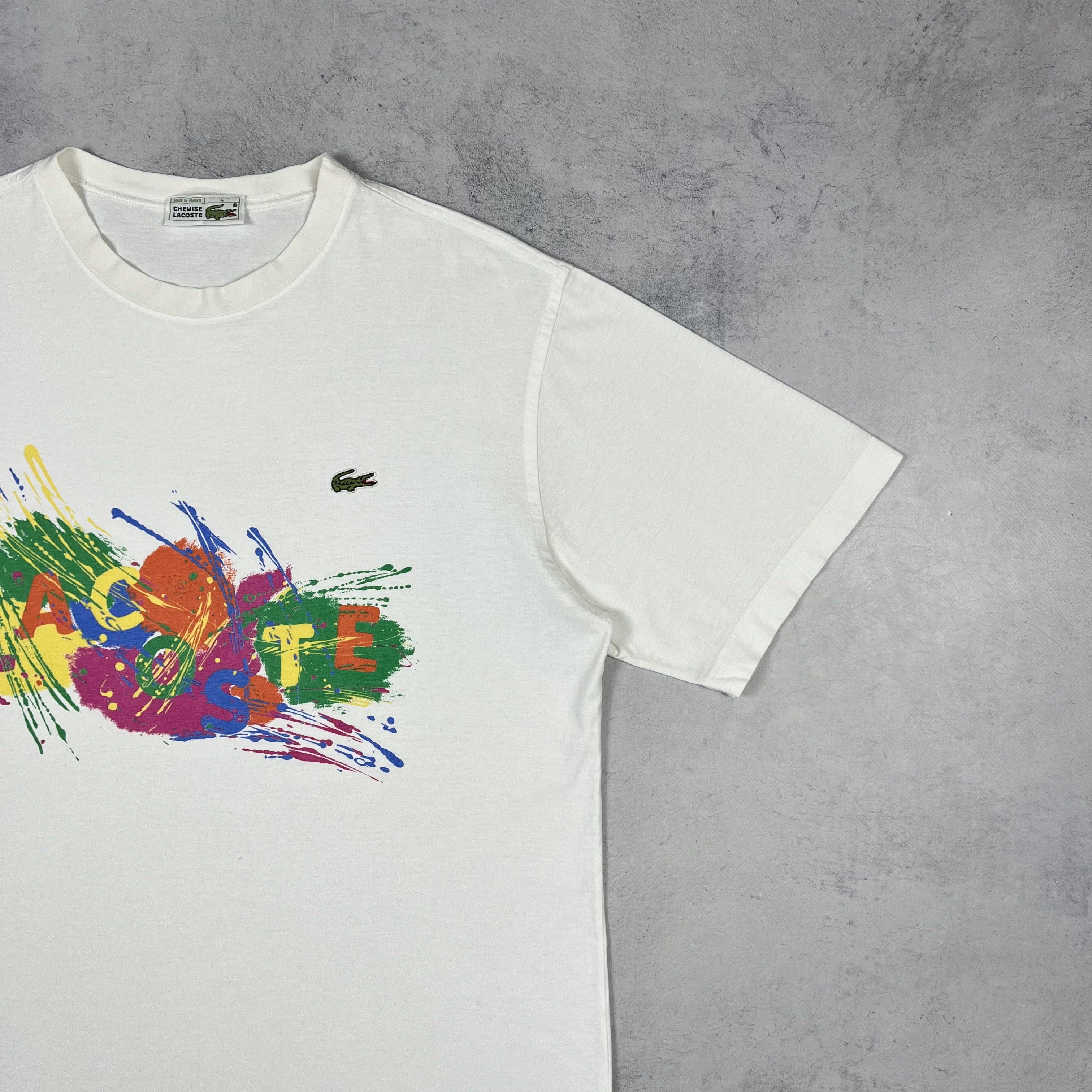 Lacoste Vintage Lacoste Chemise Big Logo T Shirt 90’s Size US L / EU 52-54 / 3 - 3 Thumbnail