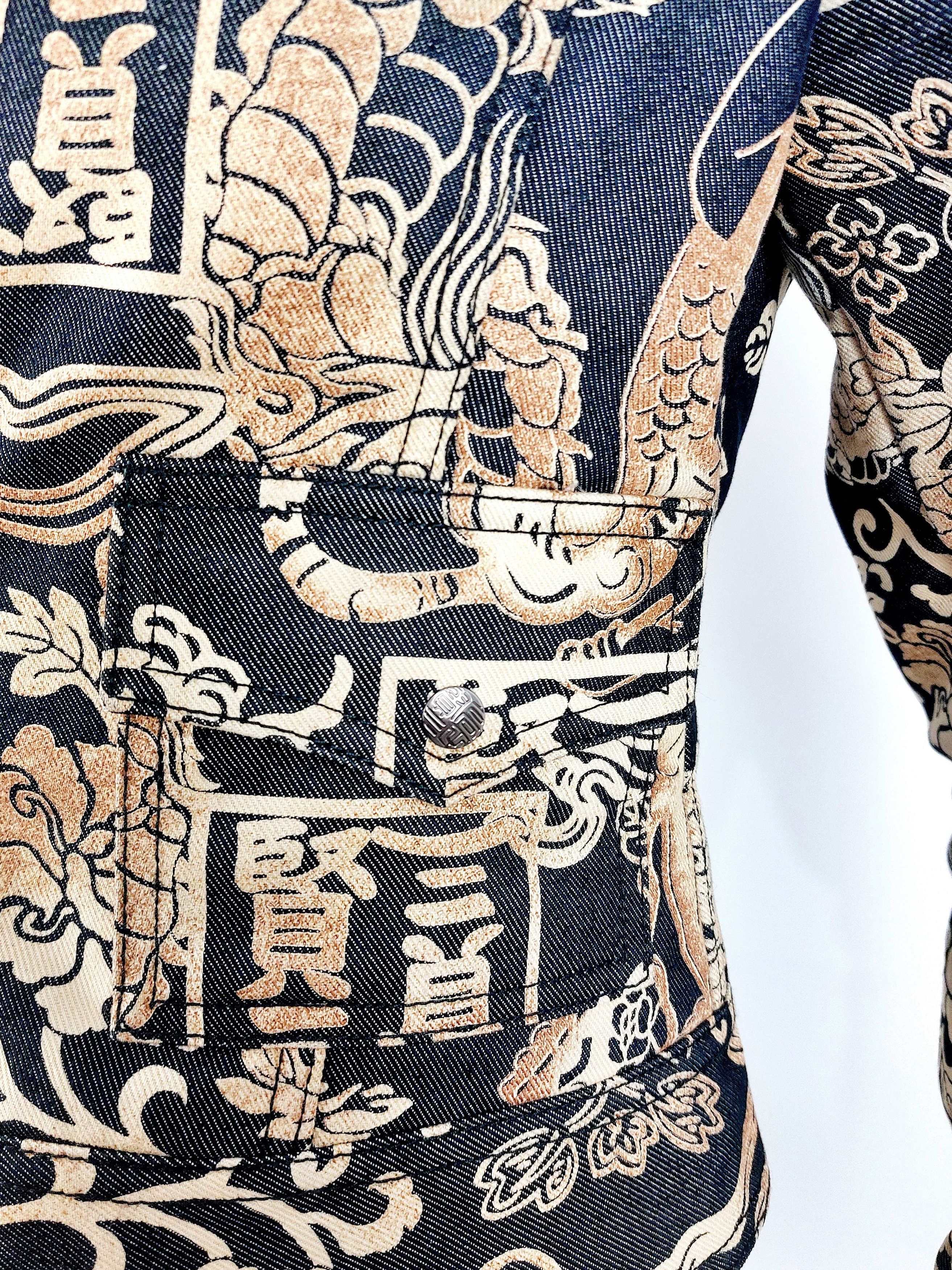 Kenzo Kenzo Jeans Japanese Asian Dragon Faux Fur Coat Jacket Size S / US 4 / IT 40 - 6 Thumbnail