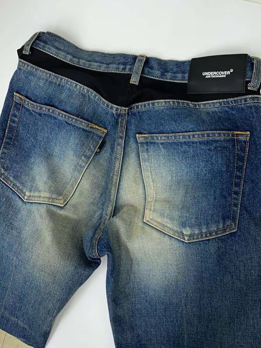 Undercover AW21 Hybrid Silk Panel Denim Jeans Size US 27 - 3 Thumbnail