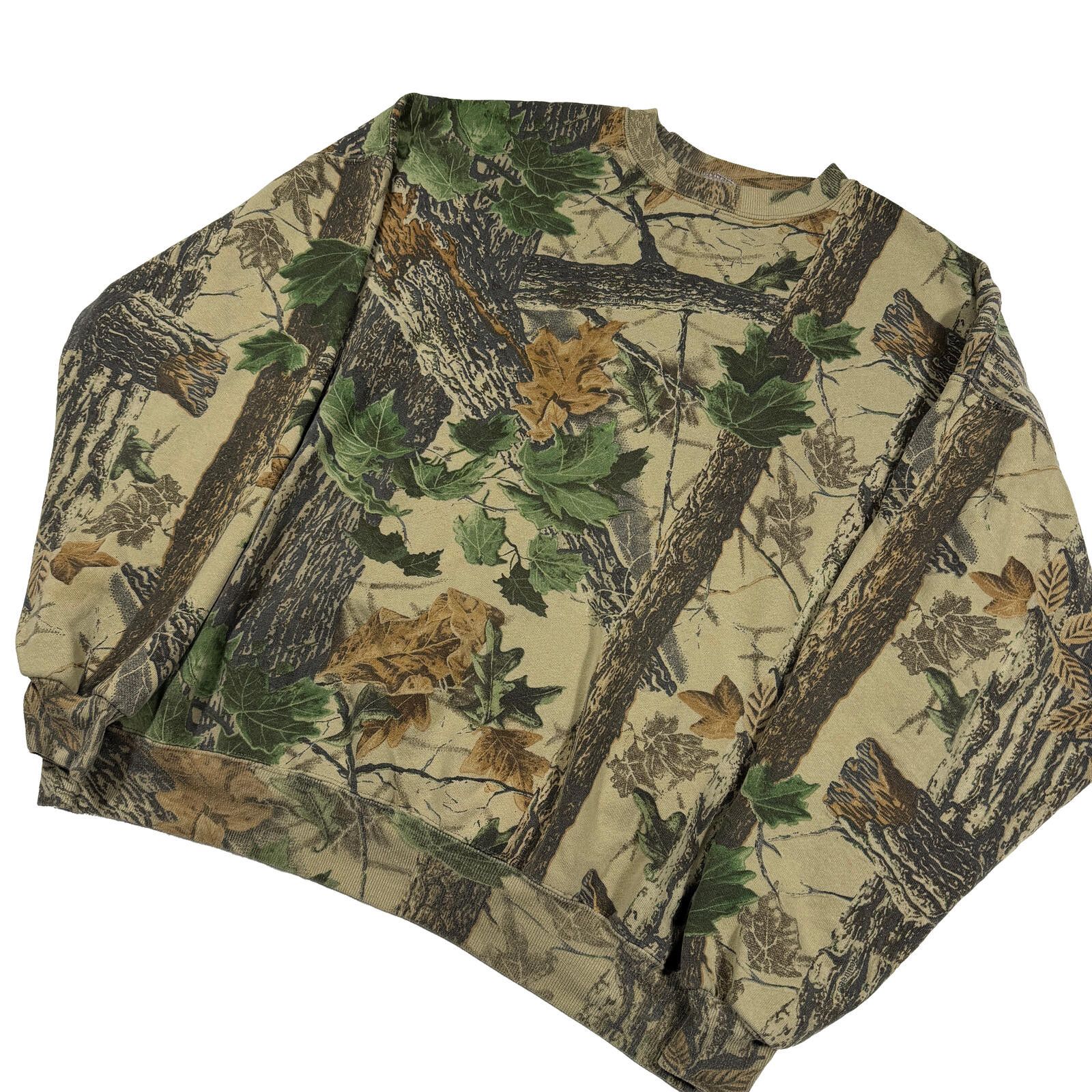 Jerzees Vintage Realtree Camo Pullover Sweatshirt Size ONE SIZE - 2 Thumbnail