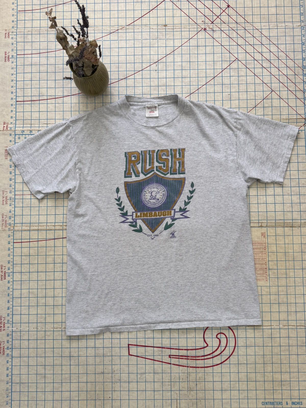 Other × Vintage Vintage Rush Limbaugh Institute Tee Gray SizeXL Short Sleeve Size US XL / EU 56 / 4 - 2 Thumbnail